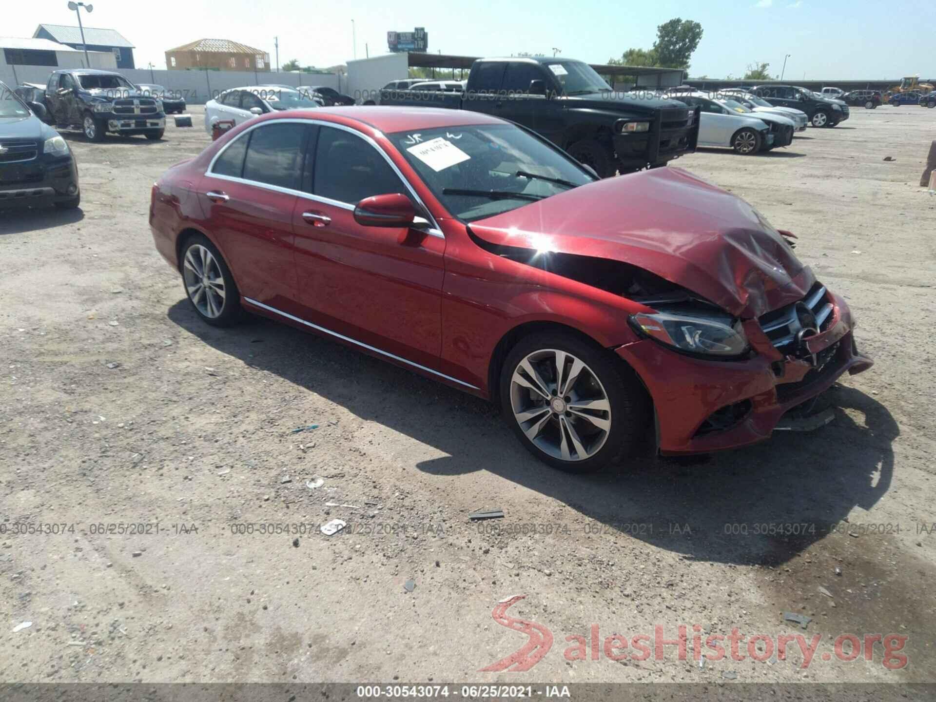 55SWF4JB3GU171464 2016 MERCEDES-BENZ C-CLASS