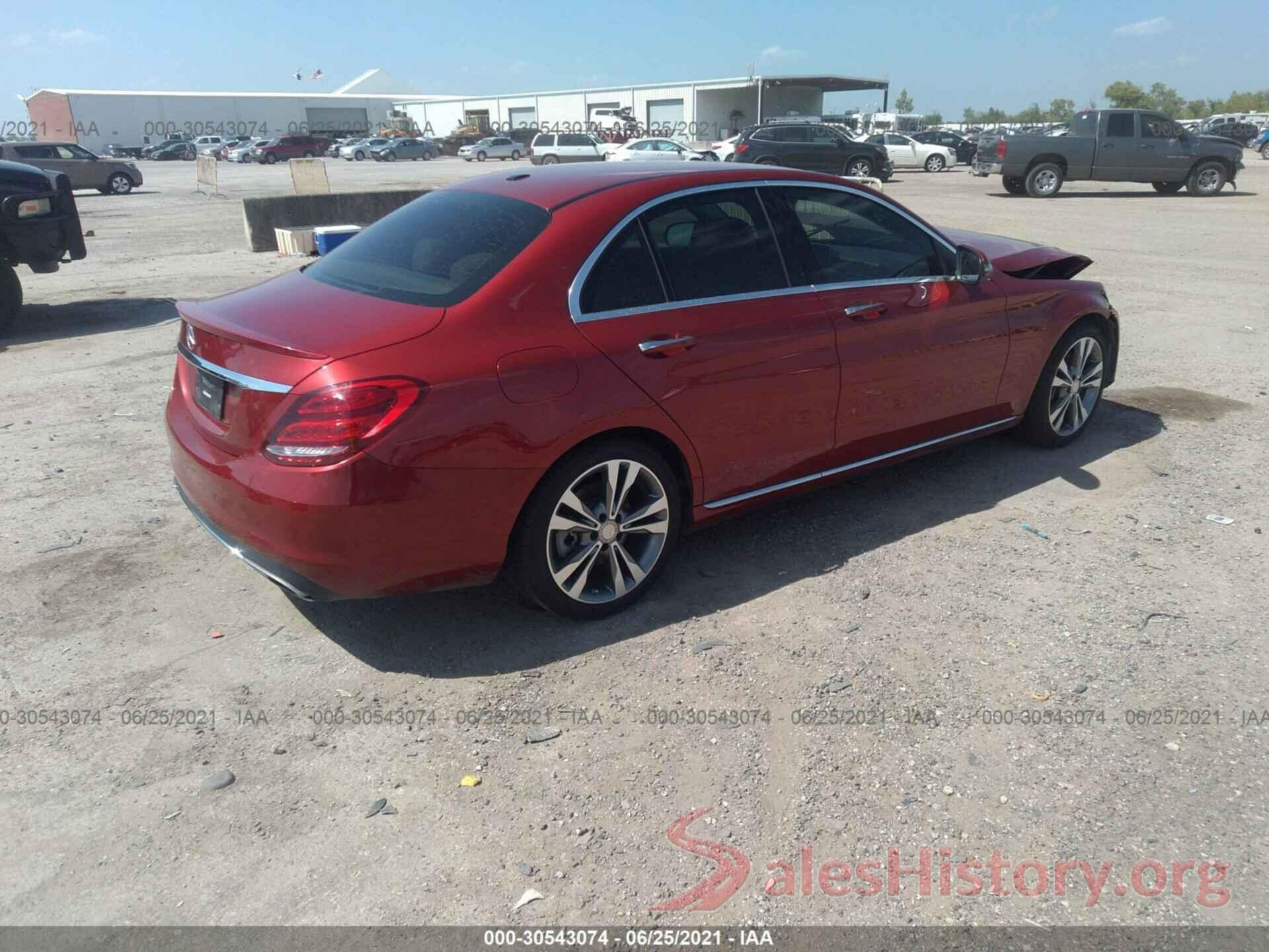 55SWF4JB3GU171464 2016 MERCEDES-BENZ C-CLASS