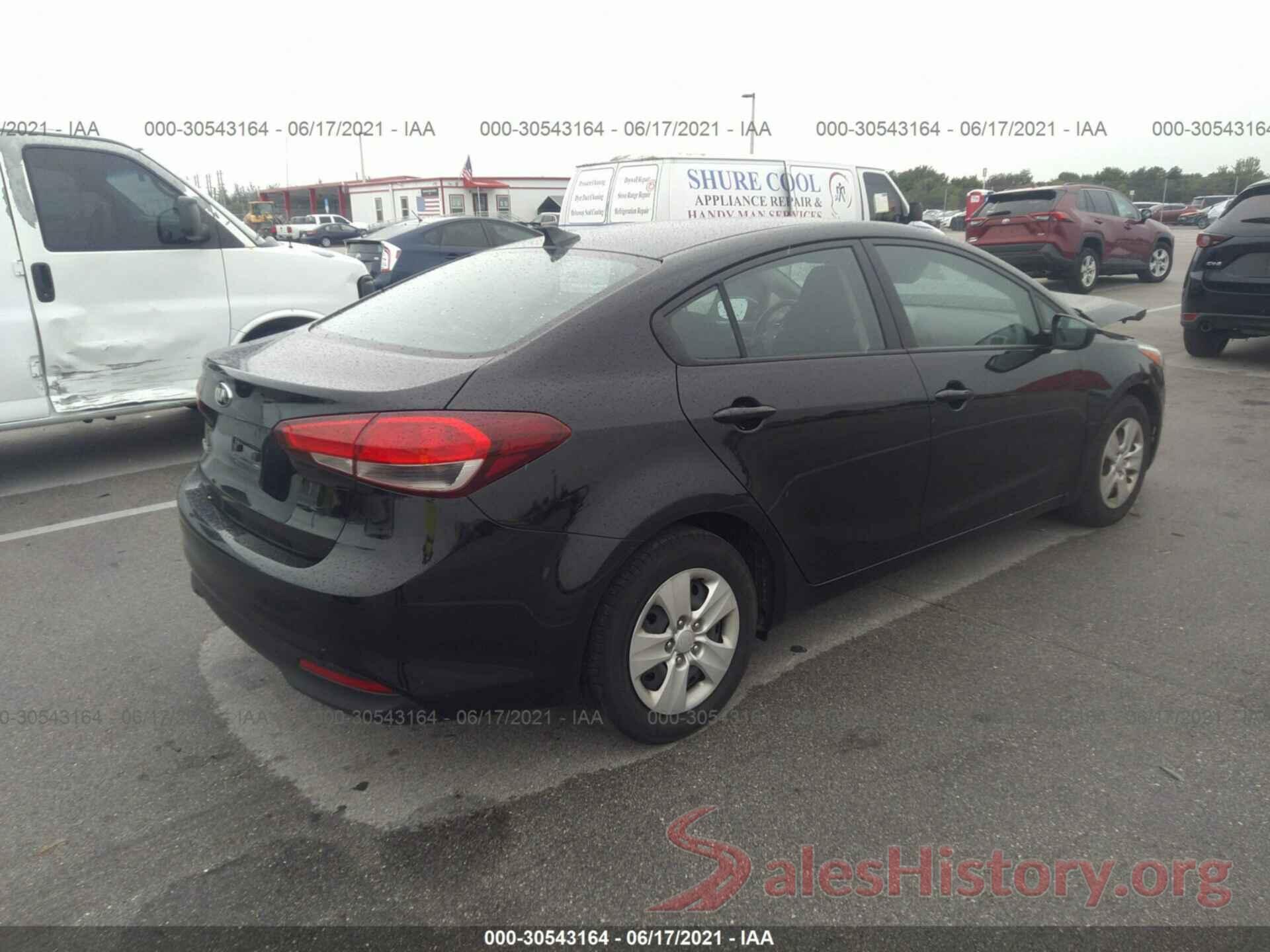 3KPFL4A79HE134531 2017 KIA FORTE