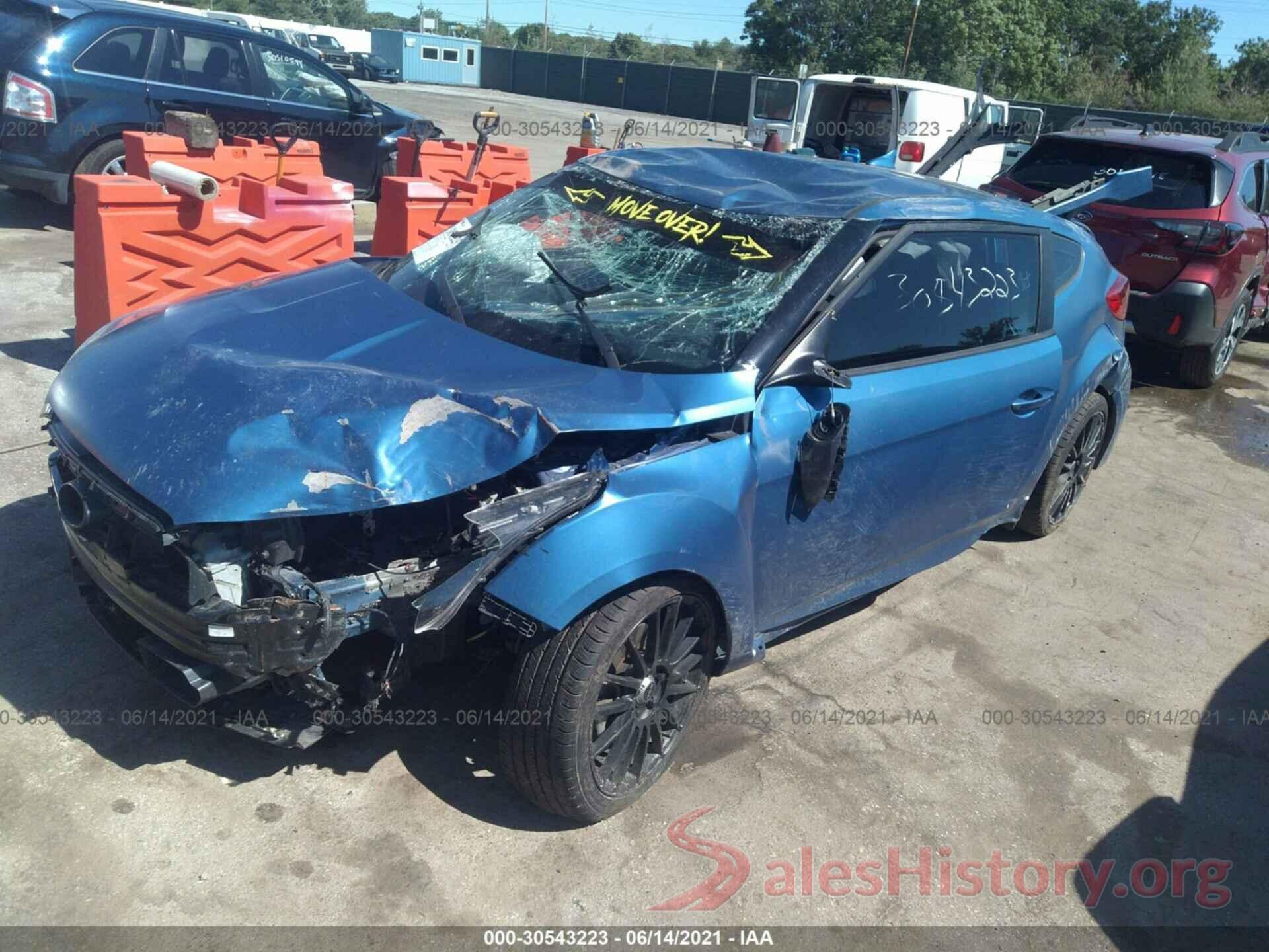 KMHTC6AEXGU257439 2016 HYUNDAI VELOSTER