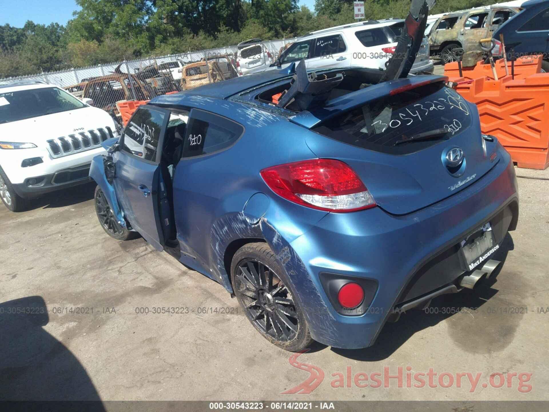 KMHTC6AEXGU257439 2016 HYUNDAI VELOSTER