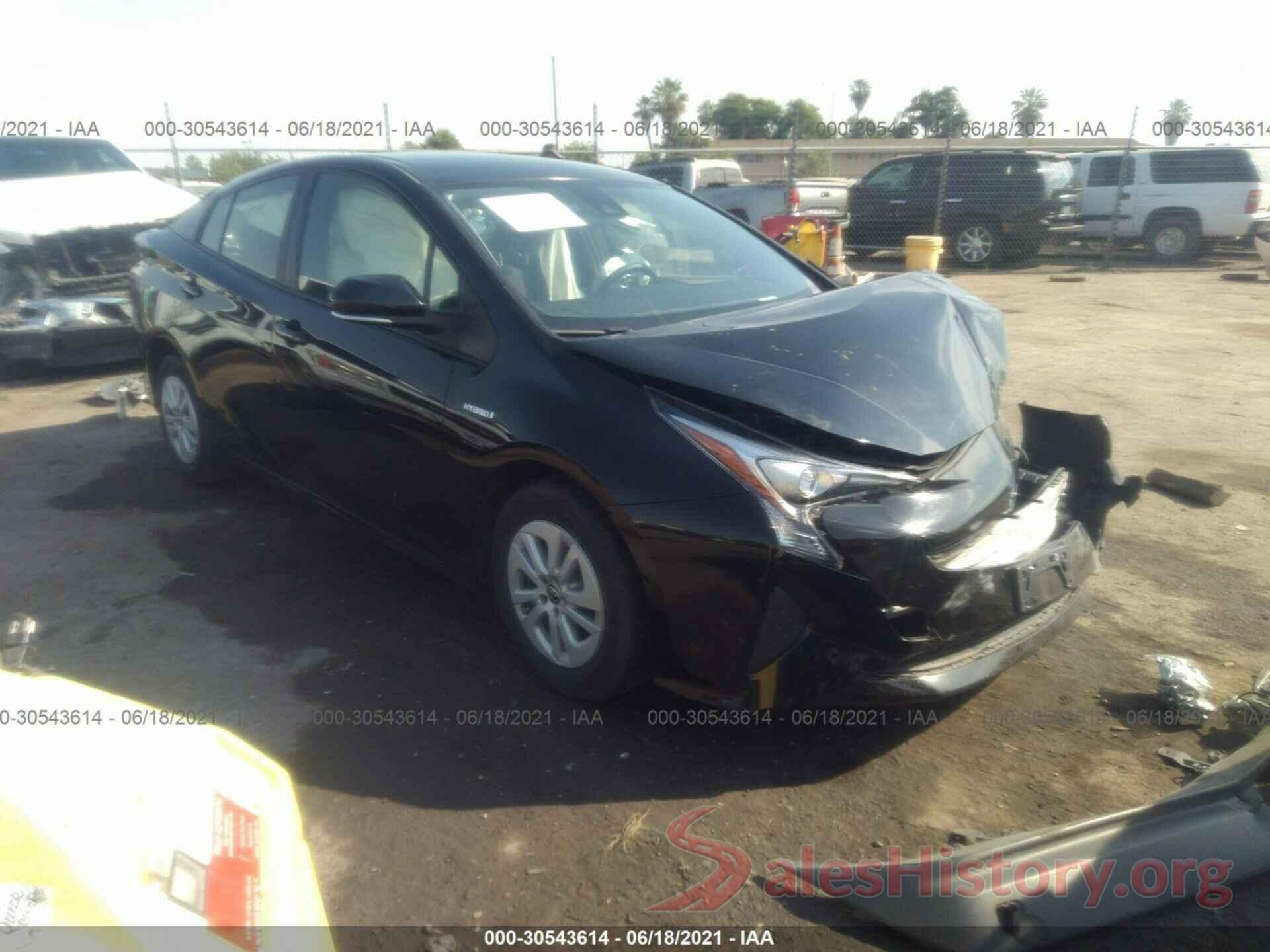 JTDKBRFUXH3026343 2017 TOYOTA PRIUS