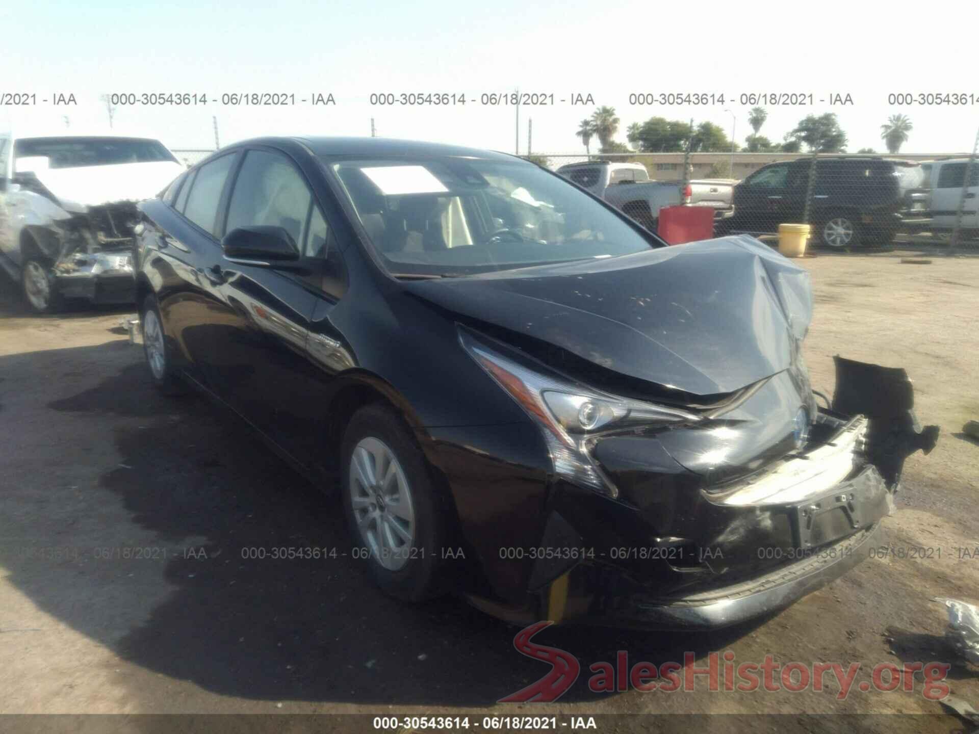 JTDKBRFUXH3026343 2017 TOYOTA PRIUS