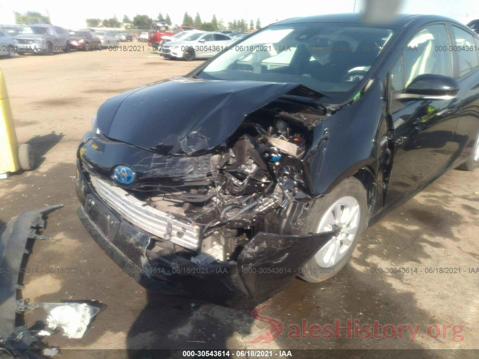 JTDKBRFUXH3026343 2017 TOYOTA PRIUS