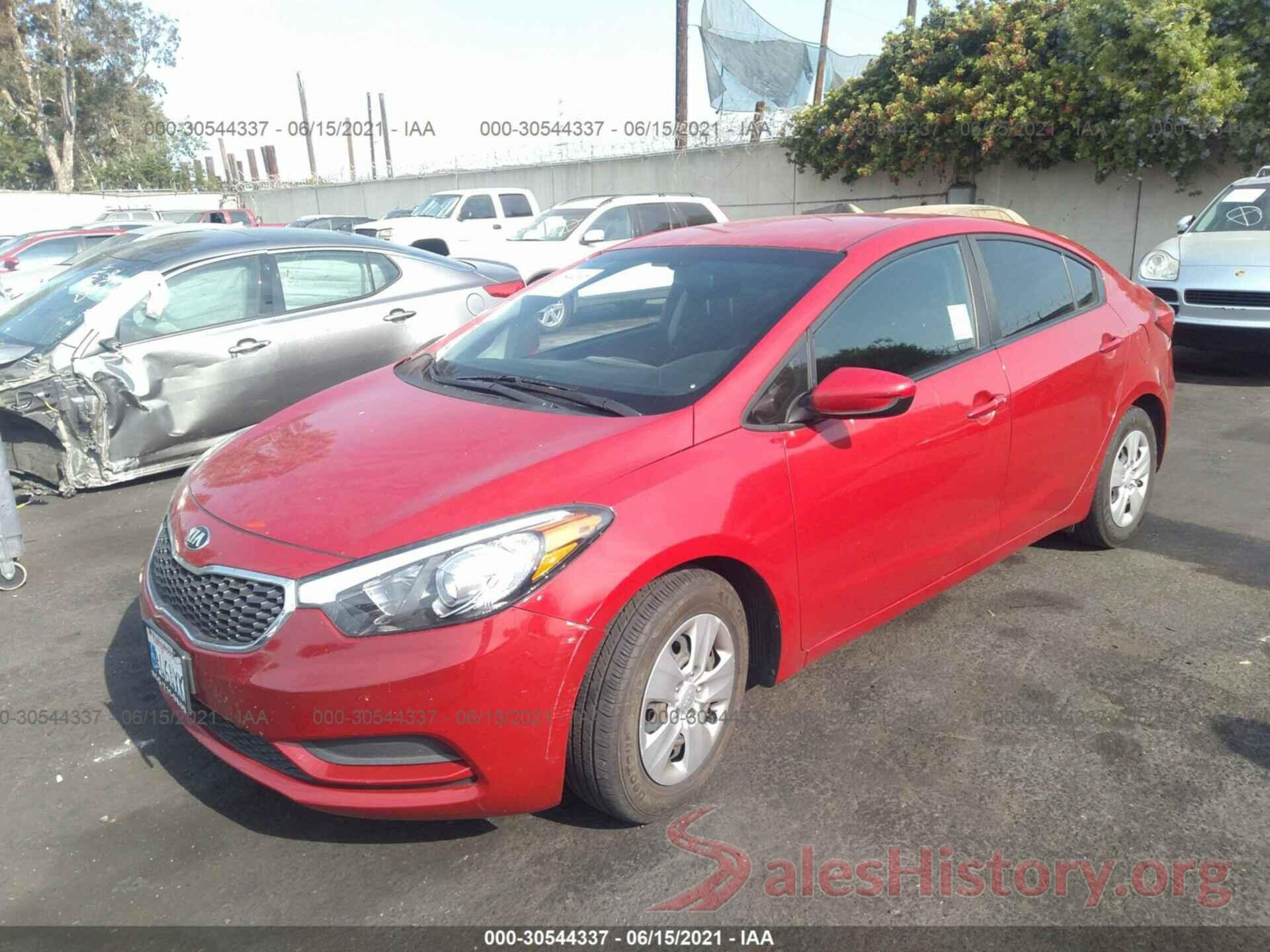 KNAFK4A62G5611656 2016 KIA FORTE