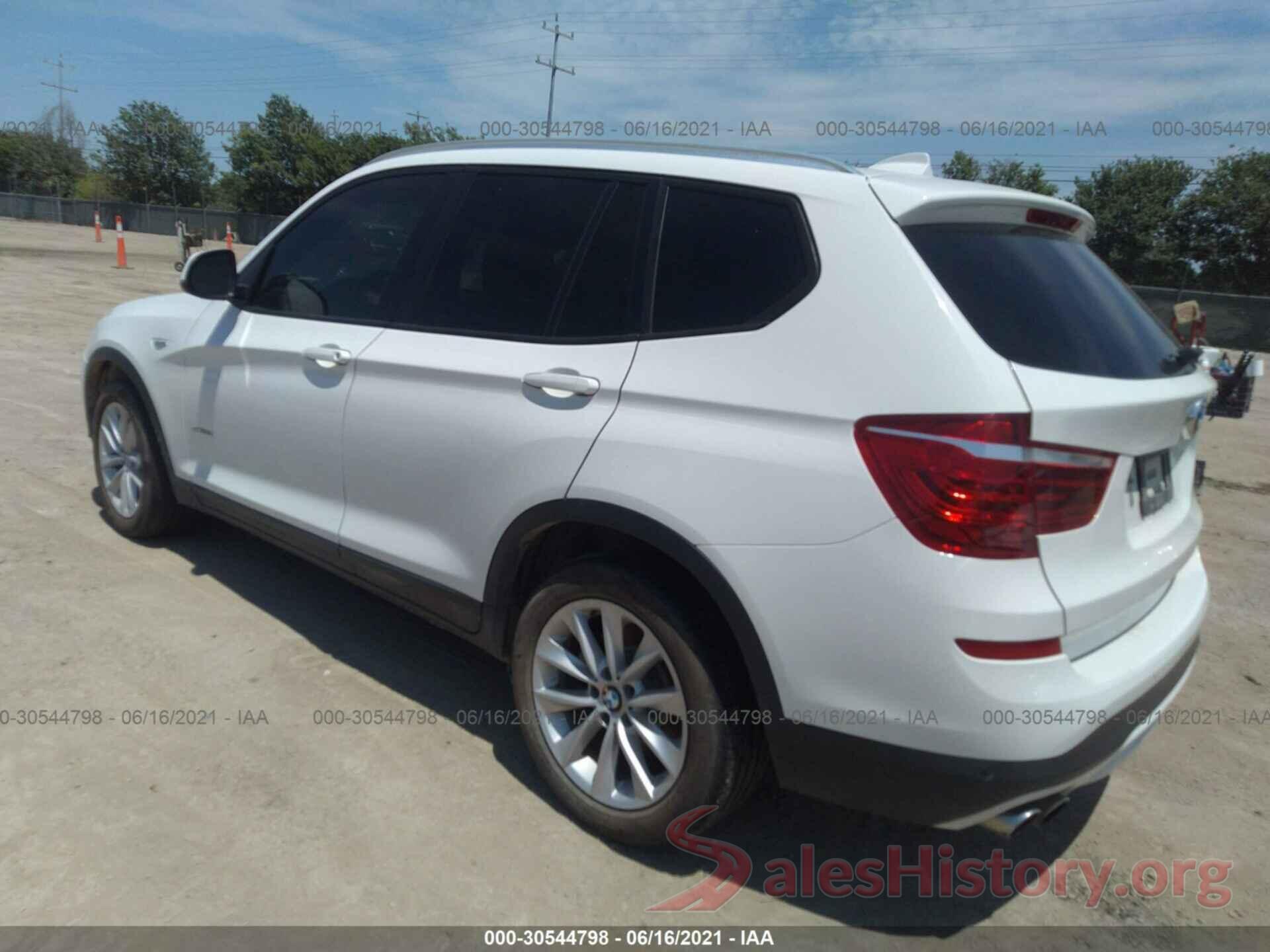 5UXWX9C52G0D67138 2016 BMW X3