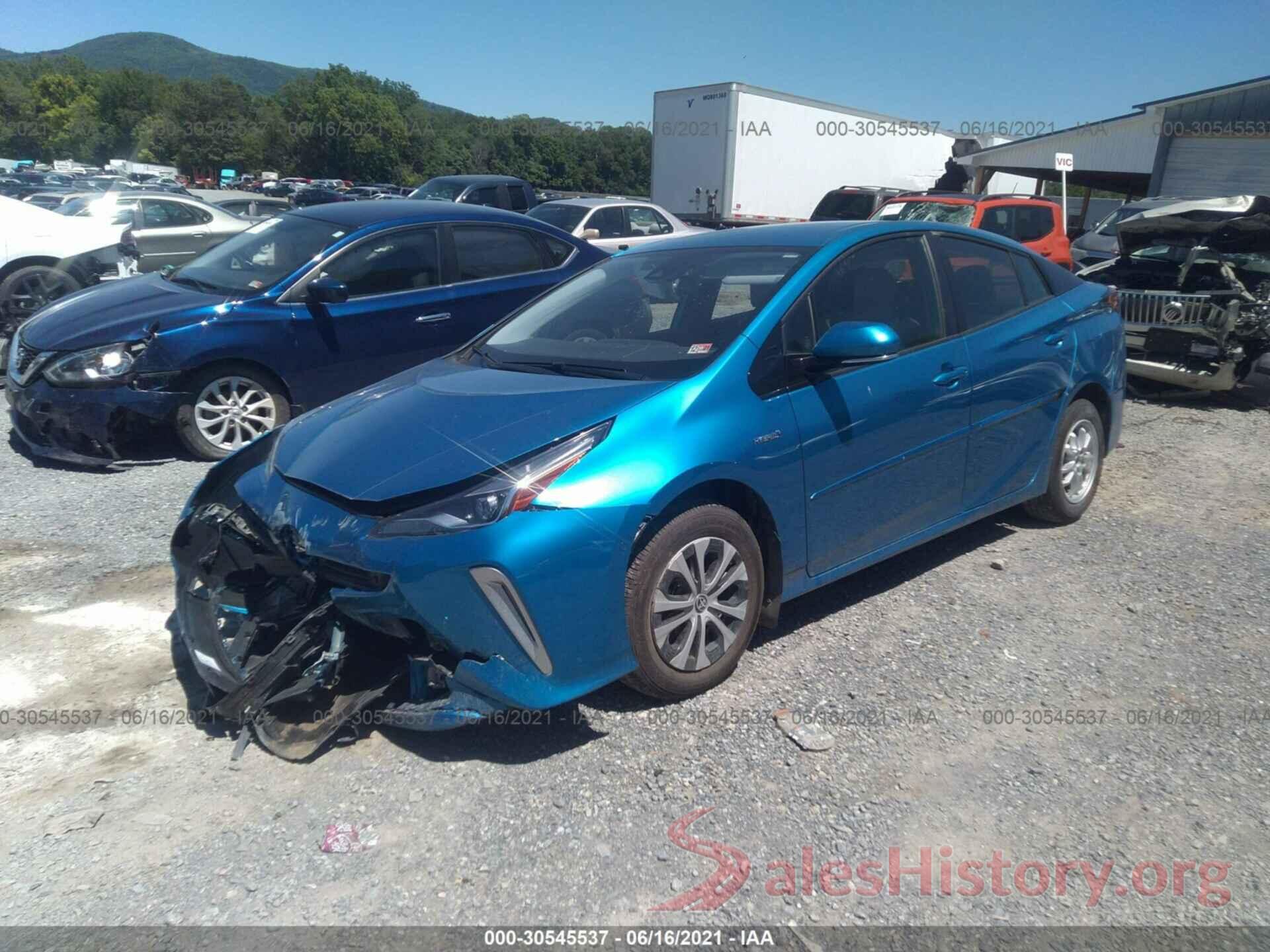 JTDL9RFU6L3015963 2020 TOYOTA PRIUS