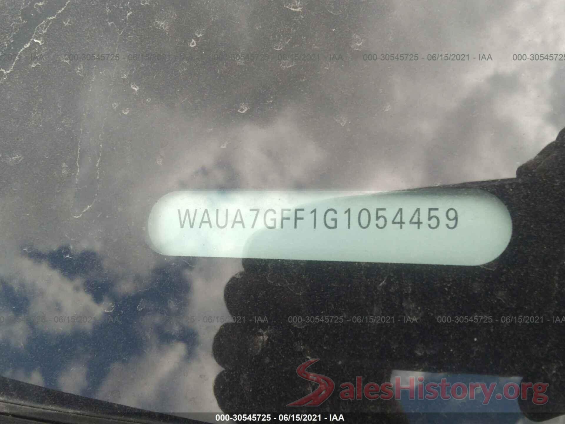 WAUA7GFF1G1054459 2016 AUDI A3