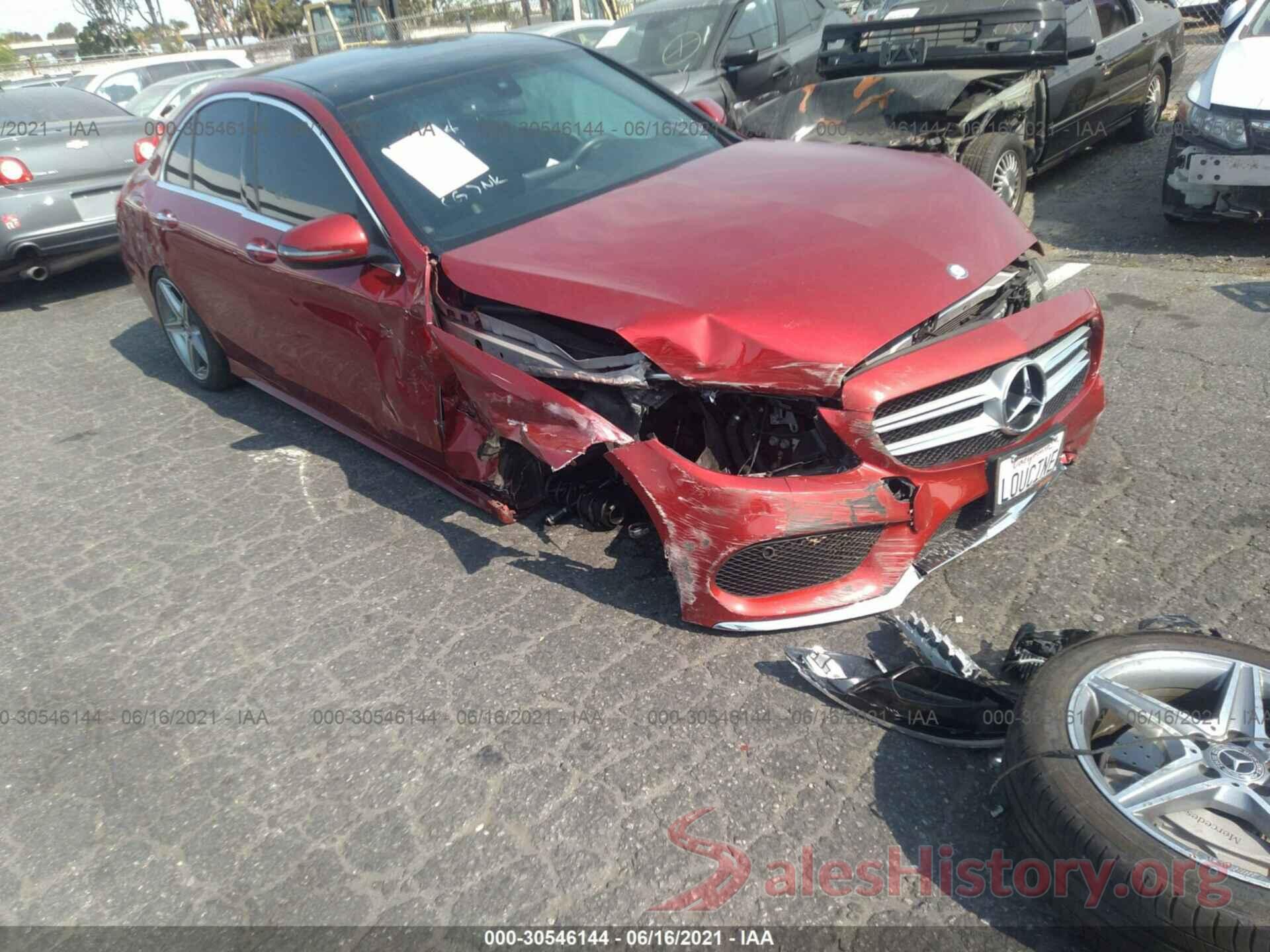 55SWF4JB2HU230120 2017 MERCEDES-BENZ C-CLASS