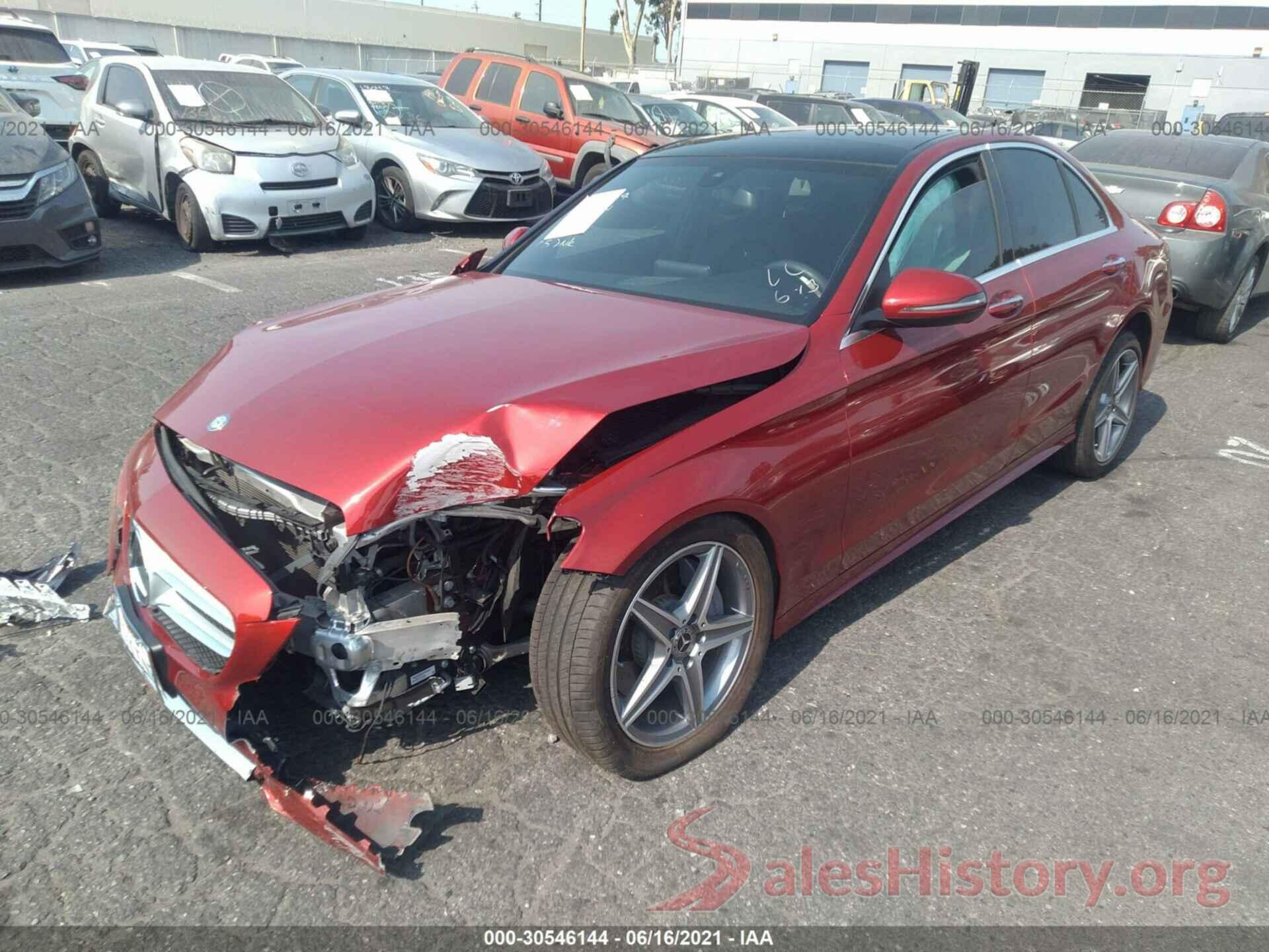 55SWF4JB2HU230120 2017 MERCEDES-BENZ C-CLASS