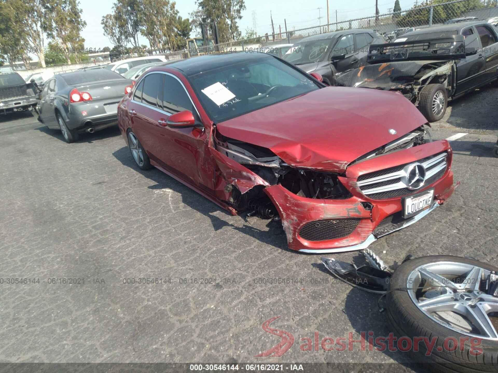 55SWF4JB2HU230120 2017 MERCEDES-BENZ C-CLASS