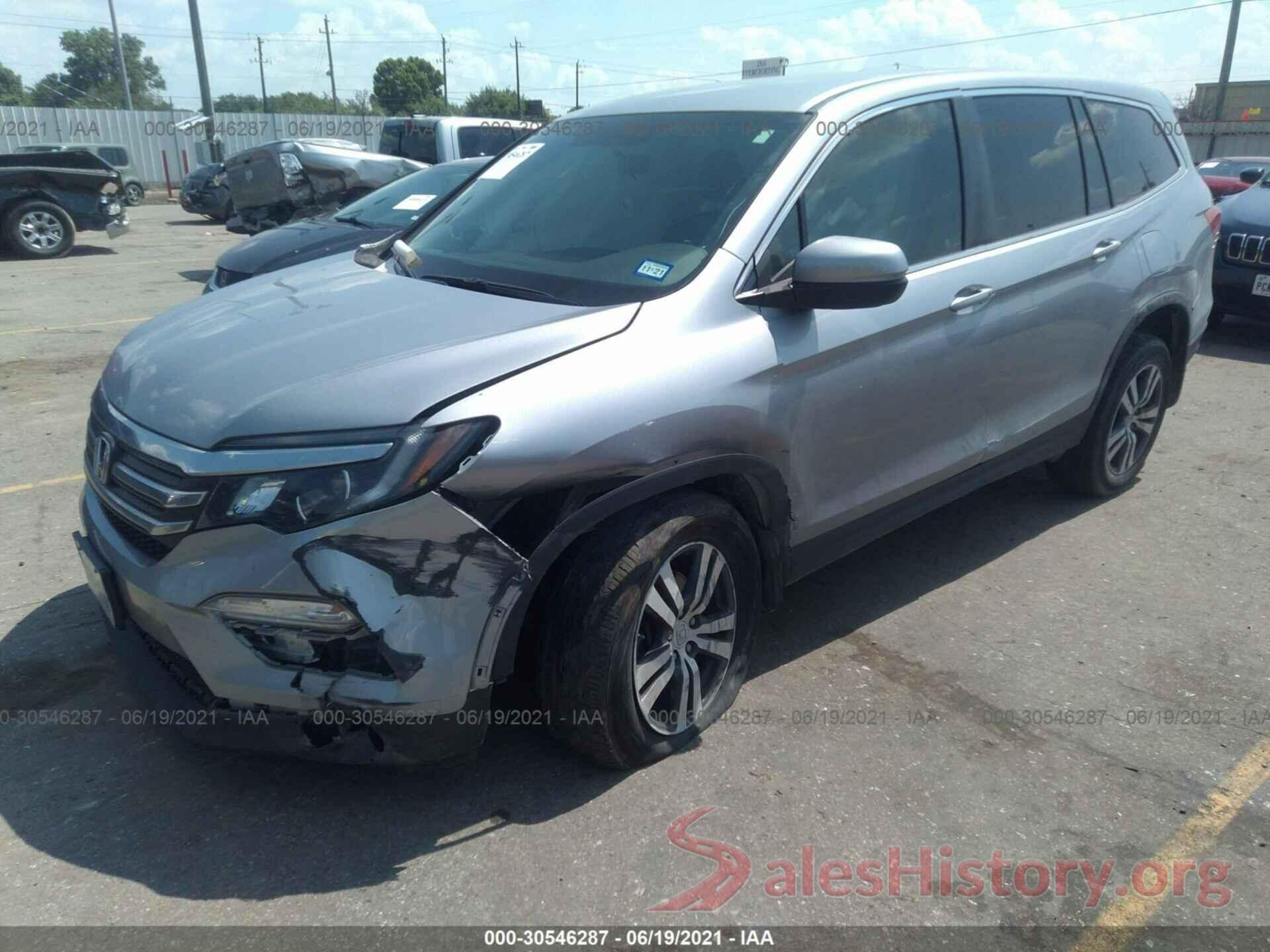 5FNYF5H31HB030165 2017 HONDA PILOT