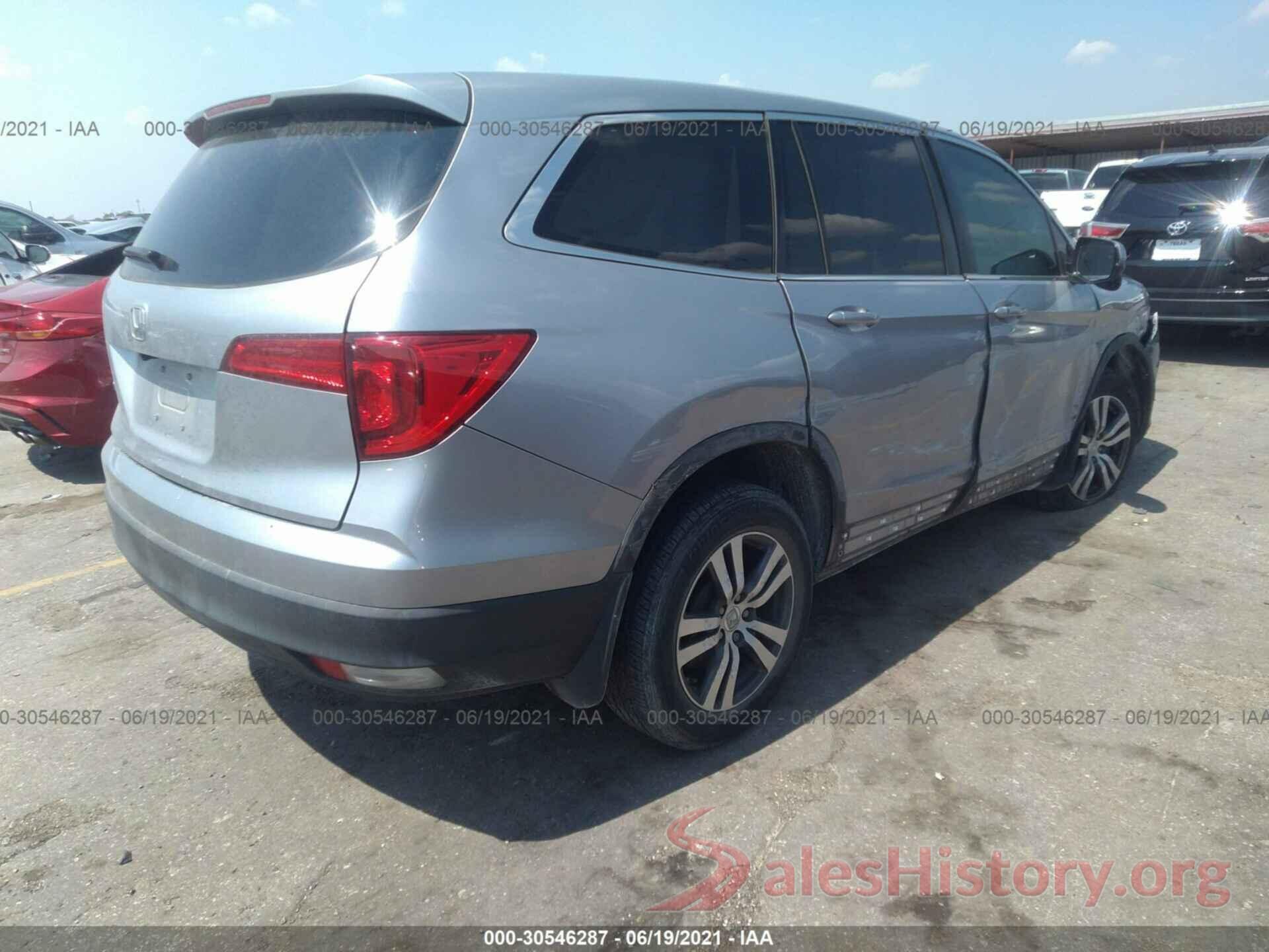 5FNYF5H31HB030165 2017 HONDA PILOT