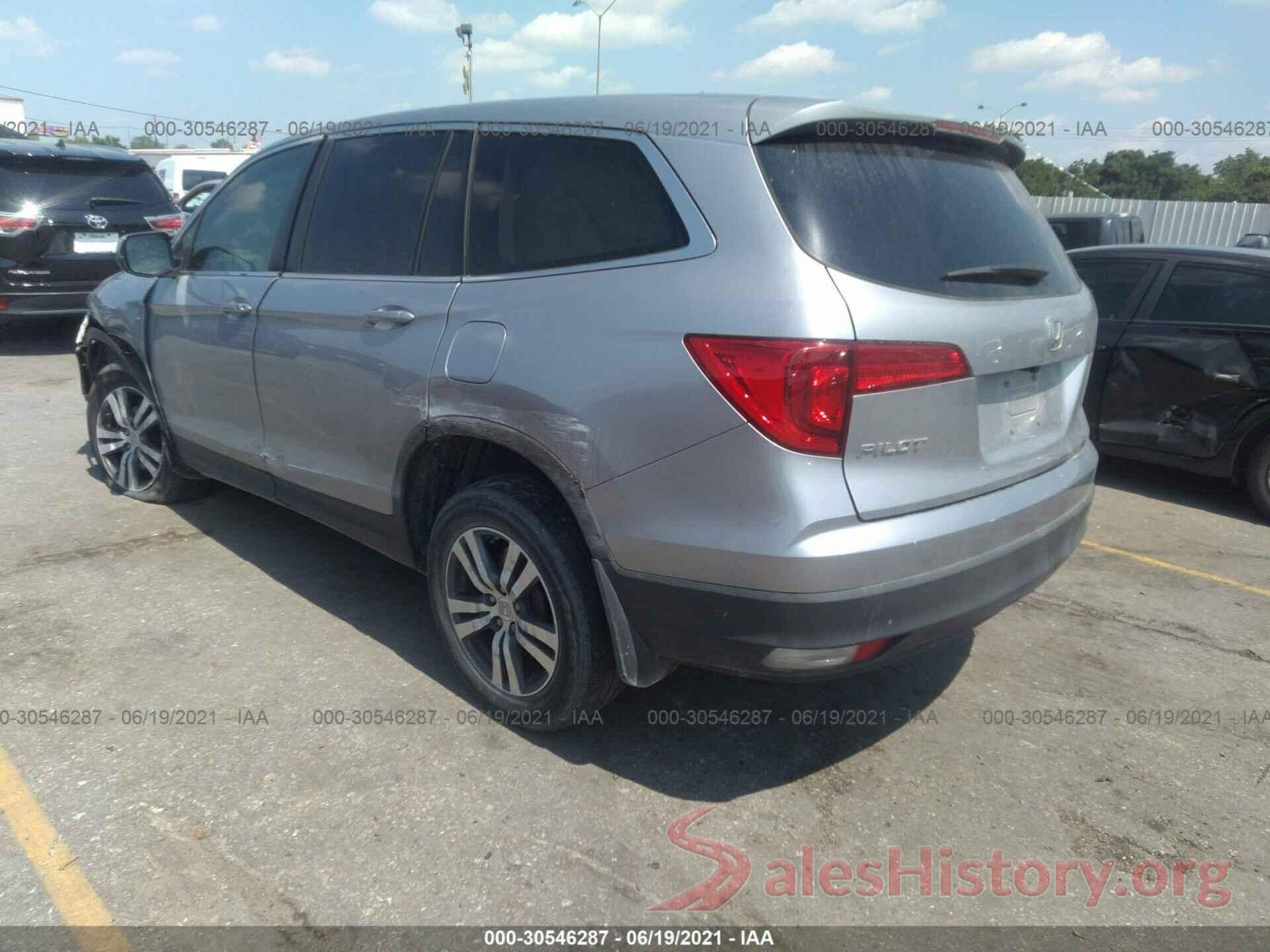 5FNYF5H31HB030165 2017 HONDA PILOT