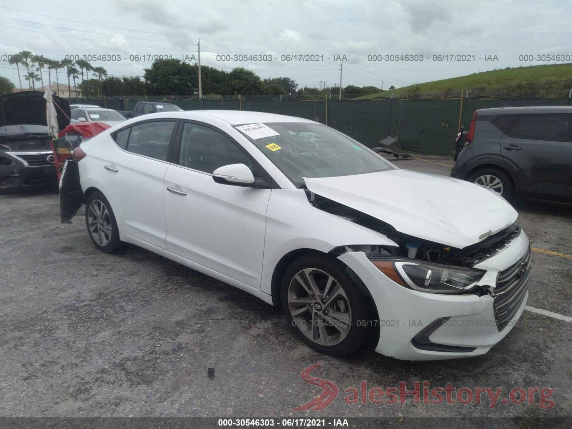 5NPD84LF5HH179877 2017 HYUNDAI ELANTRA