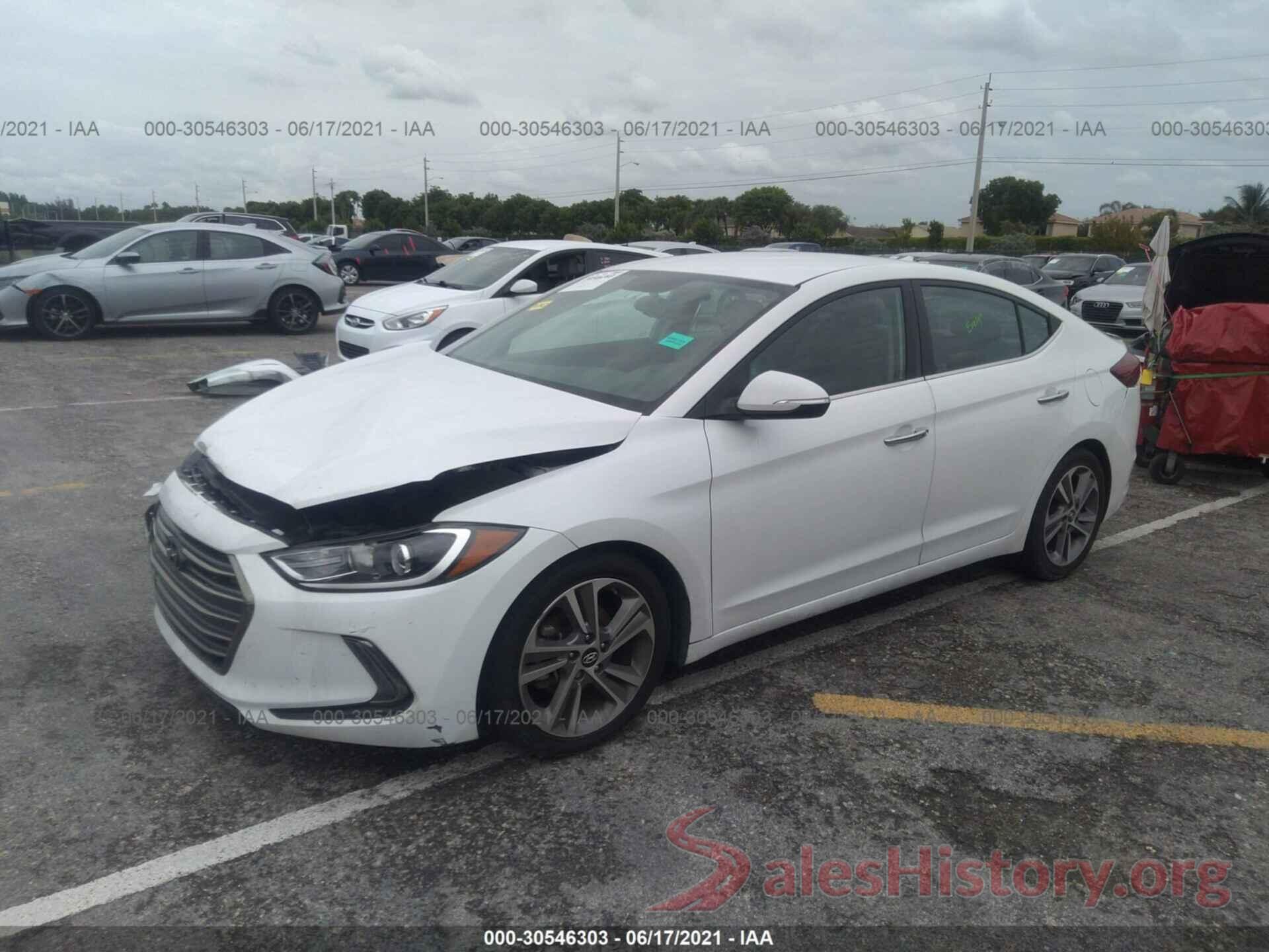 5NPD84LF5HH179877 2017 HYUNDAI ELANTRA