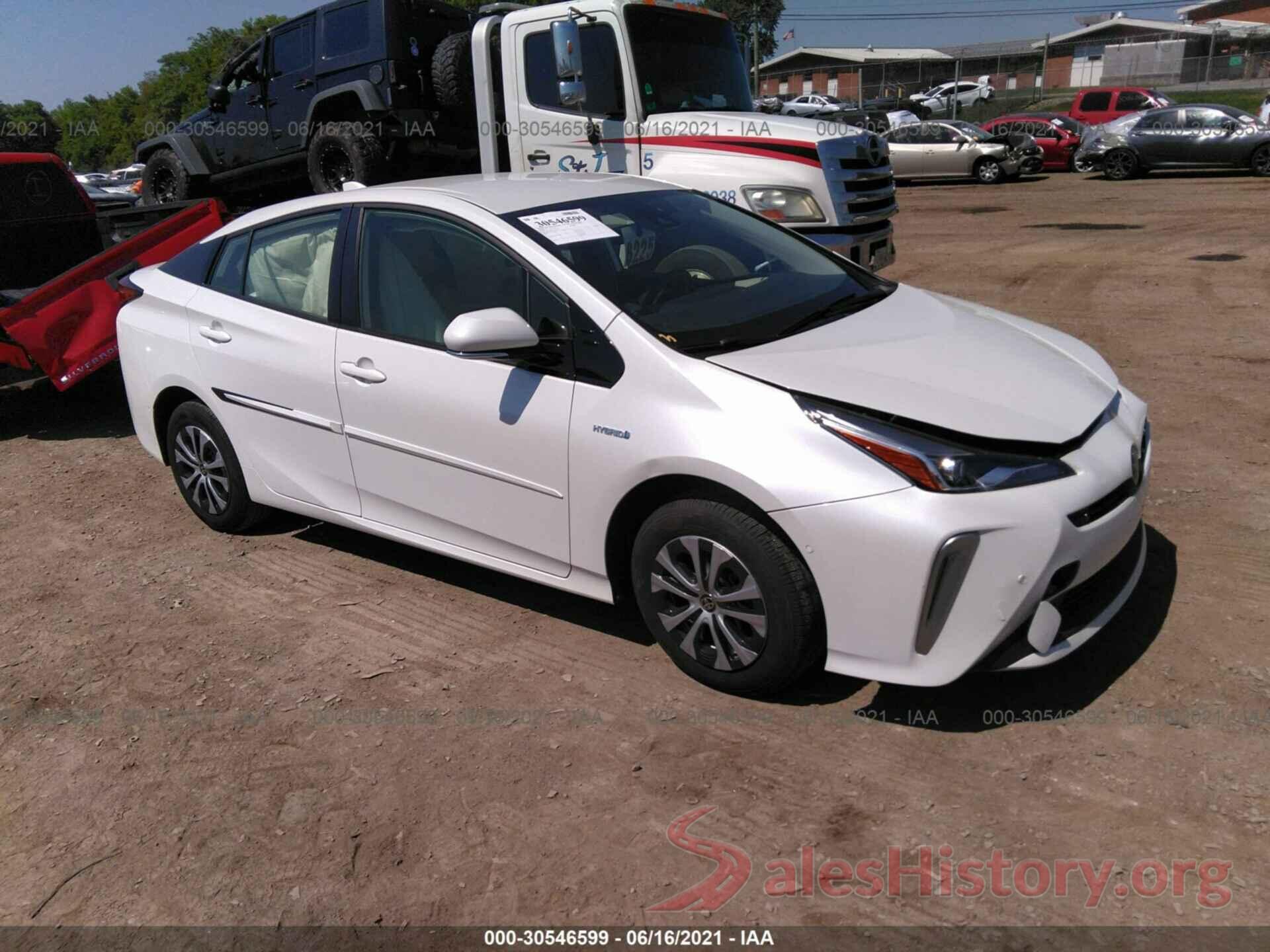 JTDL9RFUXL3016713 2020 TOYOTA PRIUS