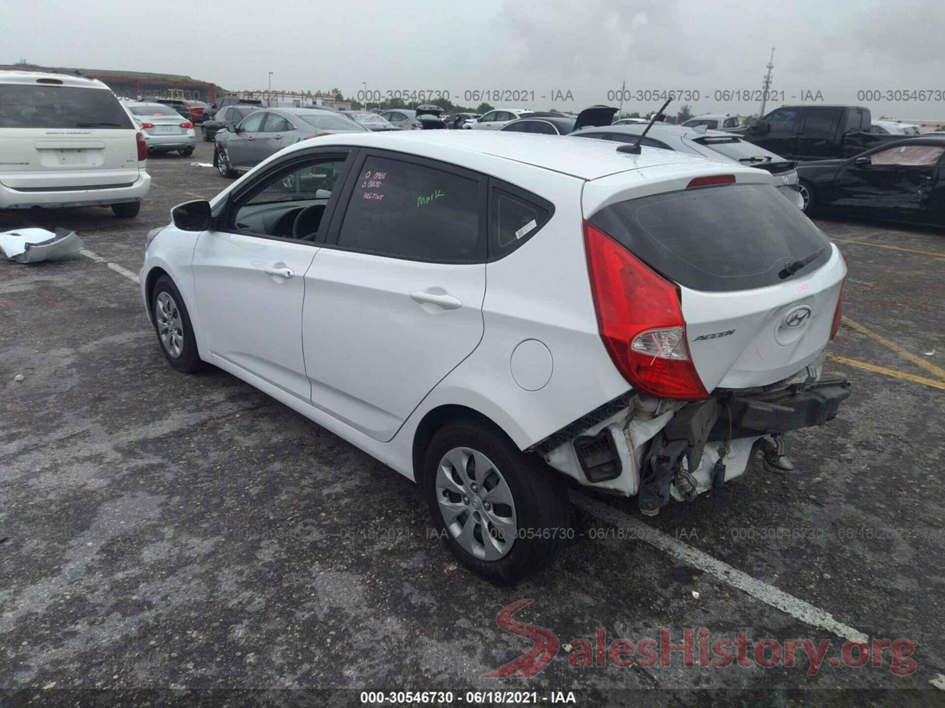 KMHCT5AEXHU323001 2017 HYUNDAI ACCENT