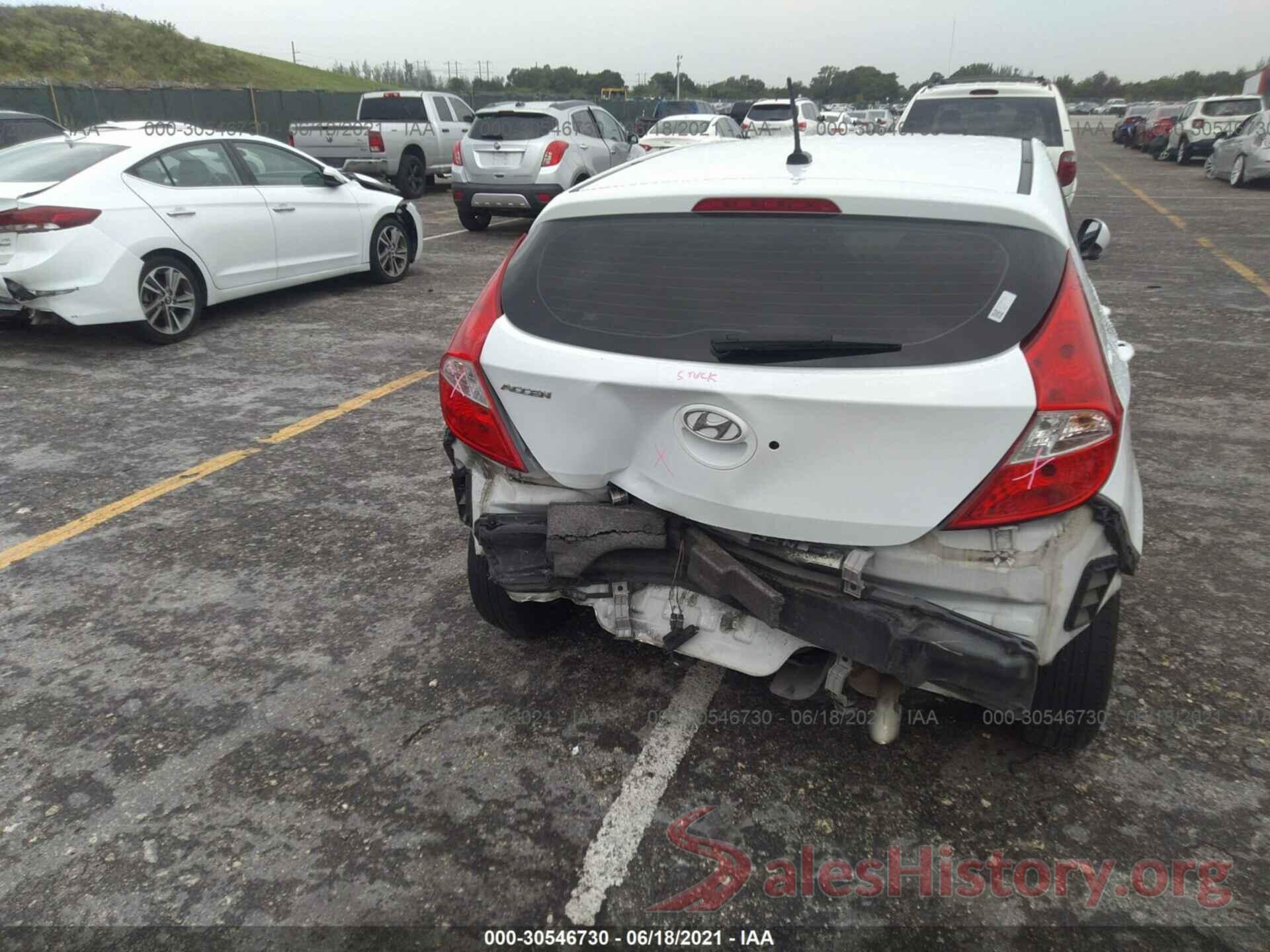 KMHCT5AEXHU323001 2017 HYUNDAI ACCENT