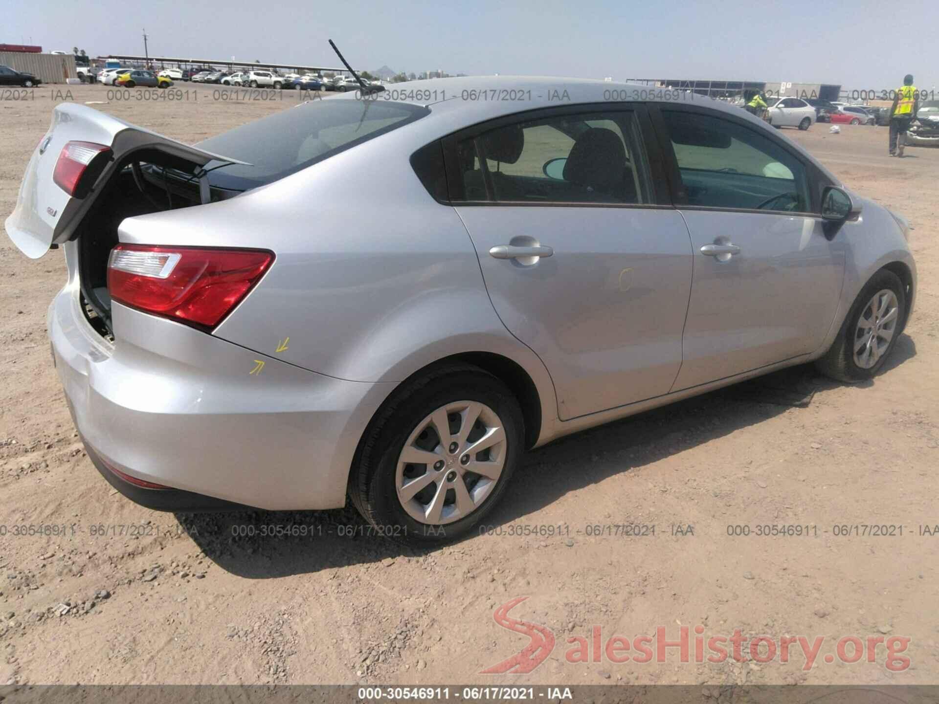 KNADM4A34H6008937 2017 KIA RIO