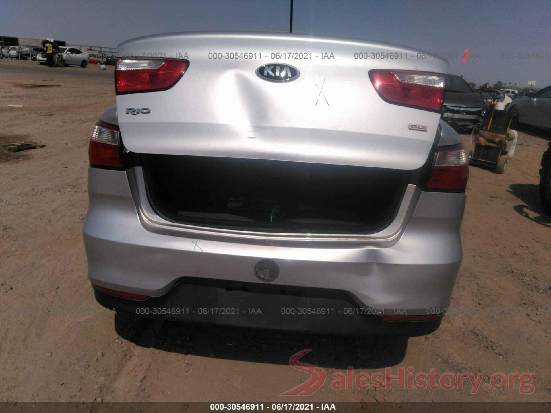 KNADM4A34H6008937 2017 KIA RIO