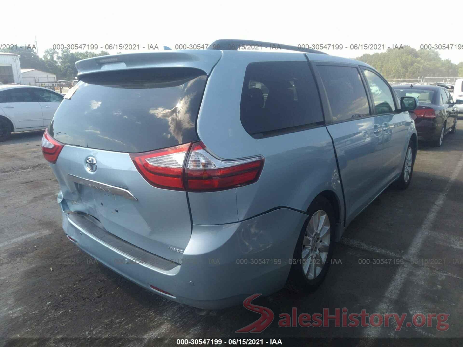 5TDYK3DC8GS731141 2016 TOYOTA SIENNA