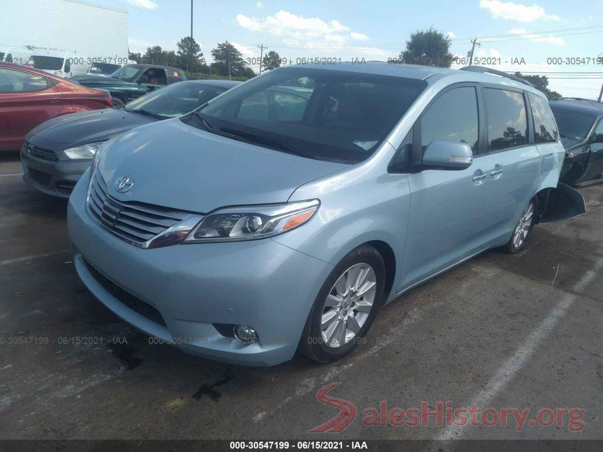 5TDYK3DC8GS731141 2016 TOYOTA SIENNA