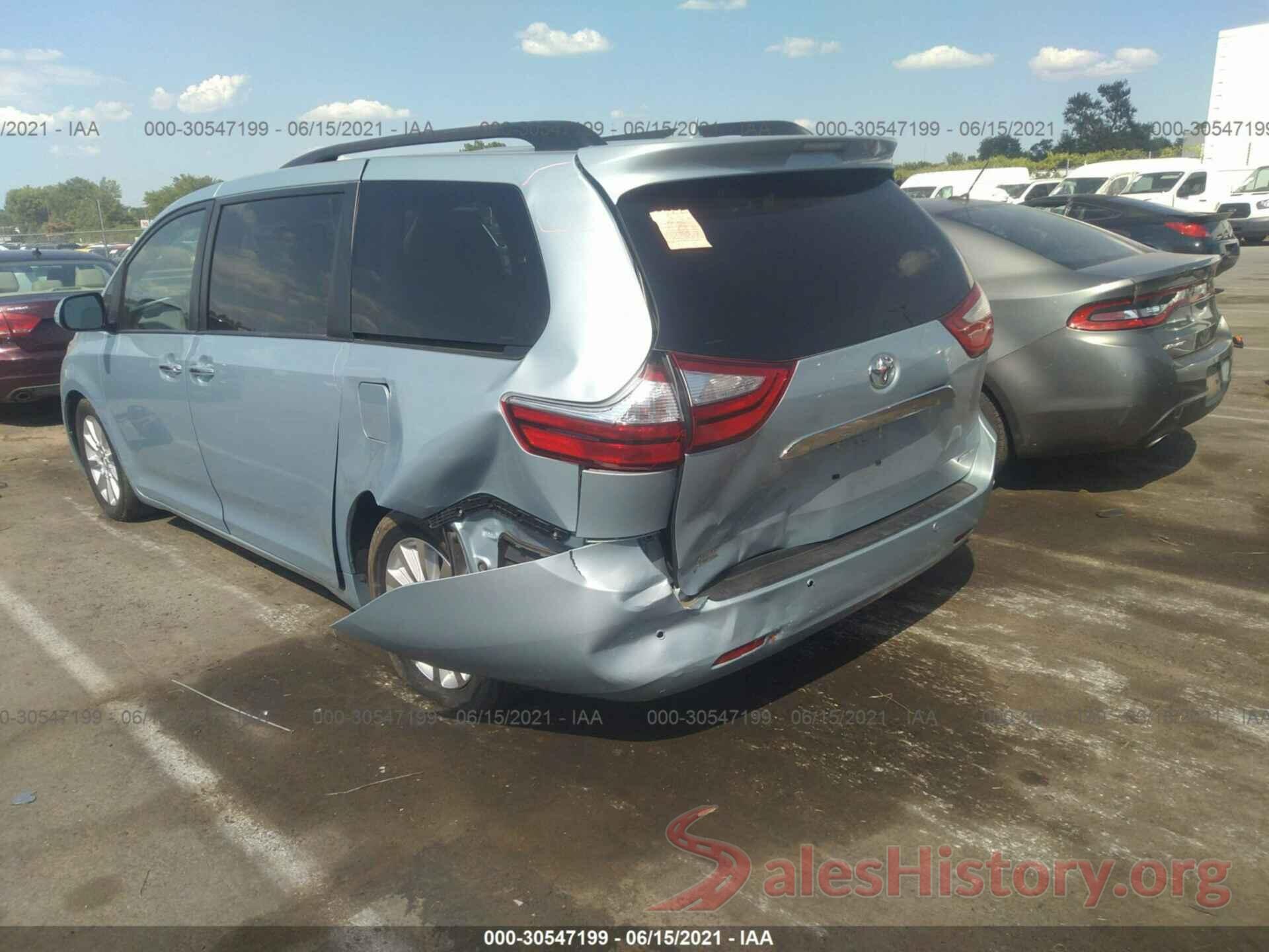 5TDYK3DC8GS731141 2016 TOYOTA SIENNA