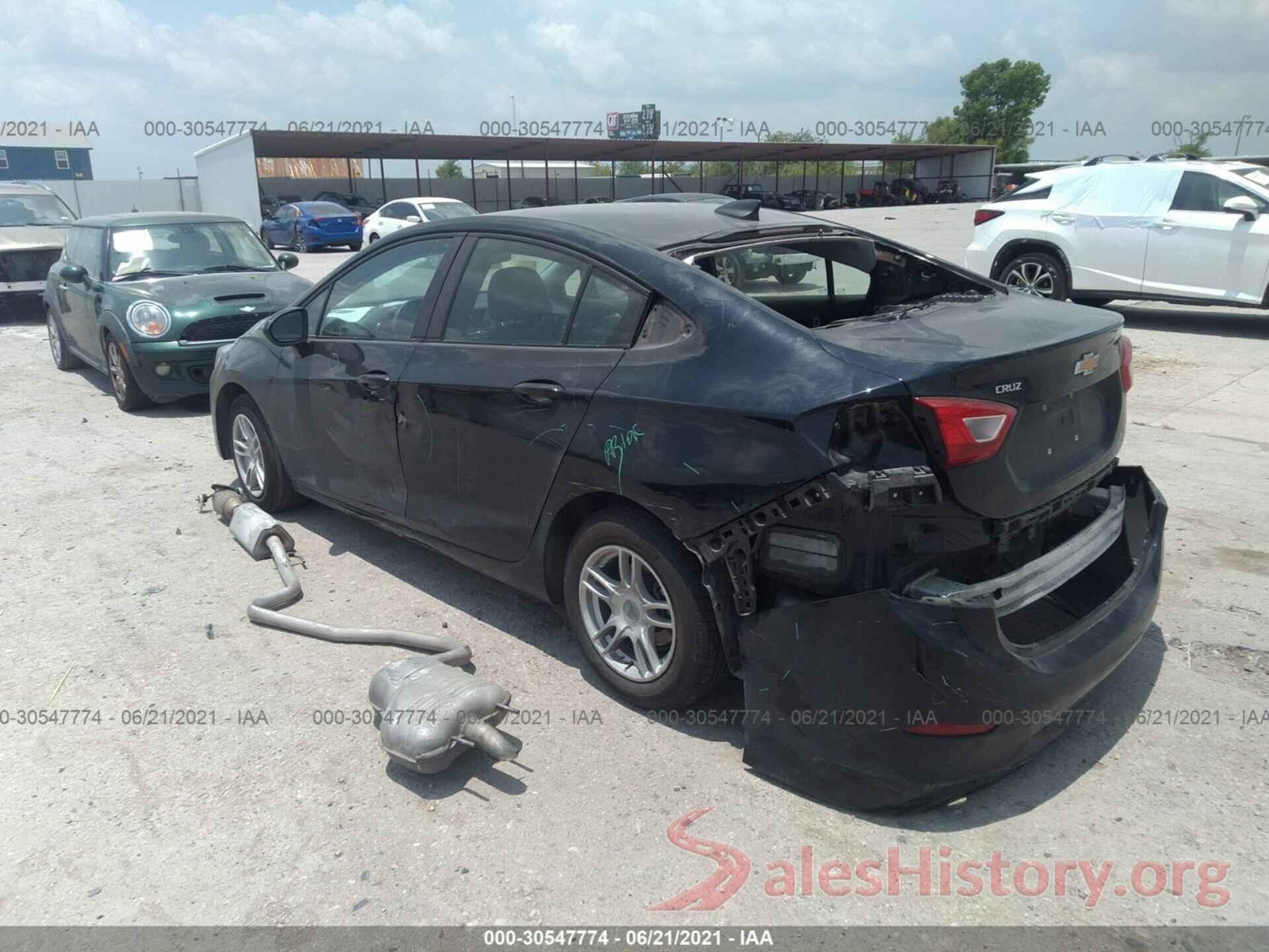 1G1BJ5SM7K7103776 2019 CHEVROLET CRUZE