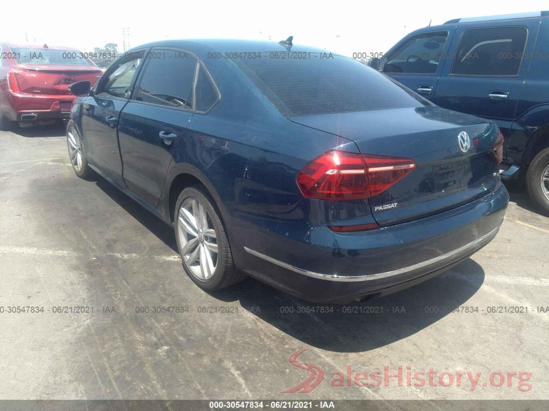 1VWLA7A39KC001660 2019 VOLKSWAGEN PASSAT