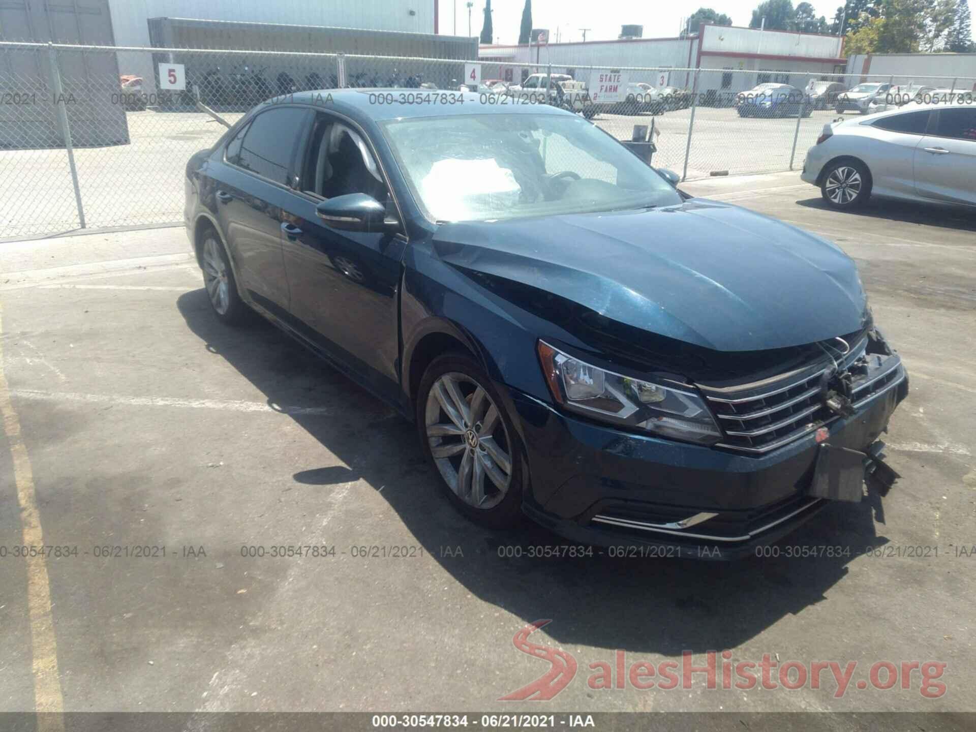 1VWLA7A39KC001660 2019 VOLKSWAGEN PASSAT