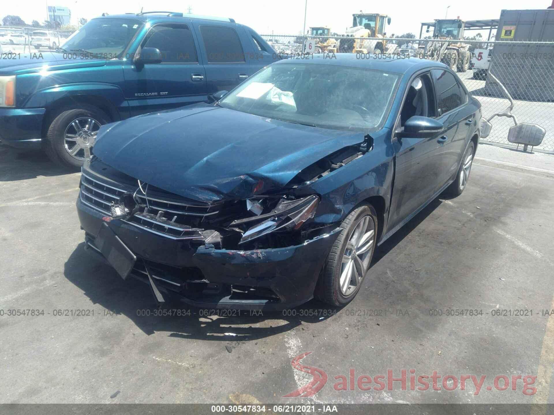 1VWLA7A39KC001660 2019 VOLKSWAGEN PASSAT