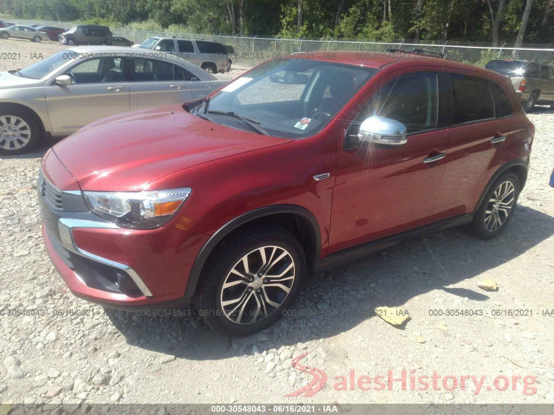 JA4AR3AWXGZ047485 2016 MITSUBISHI OUTLANDER SPORT