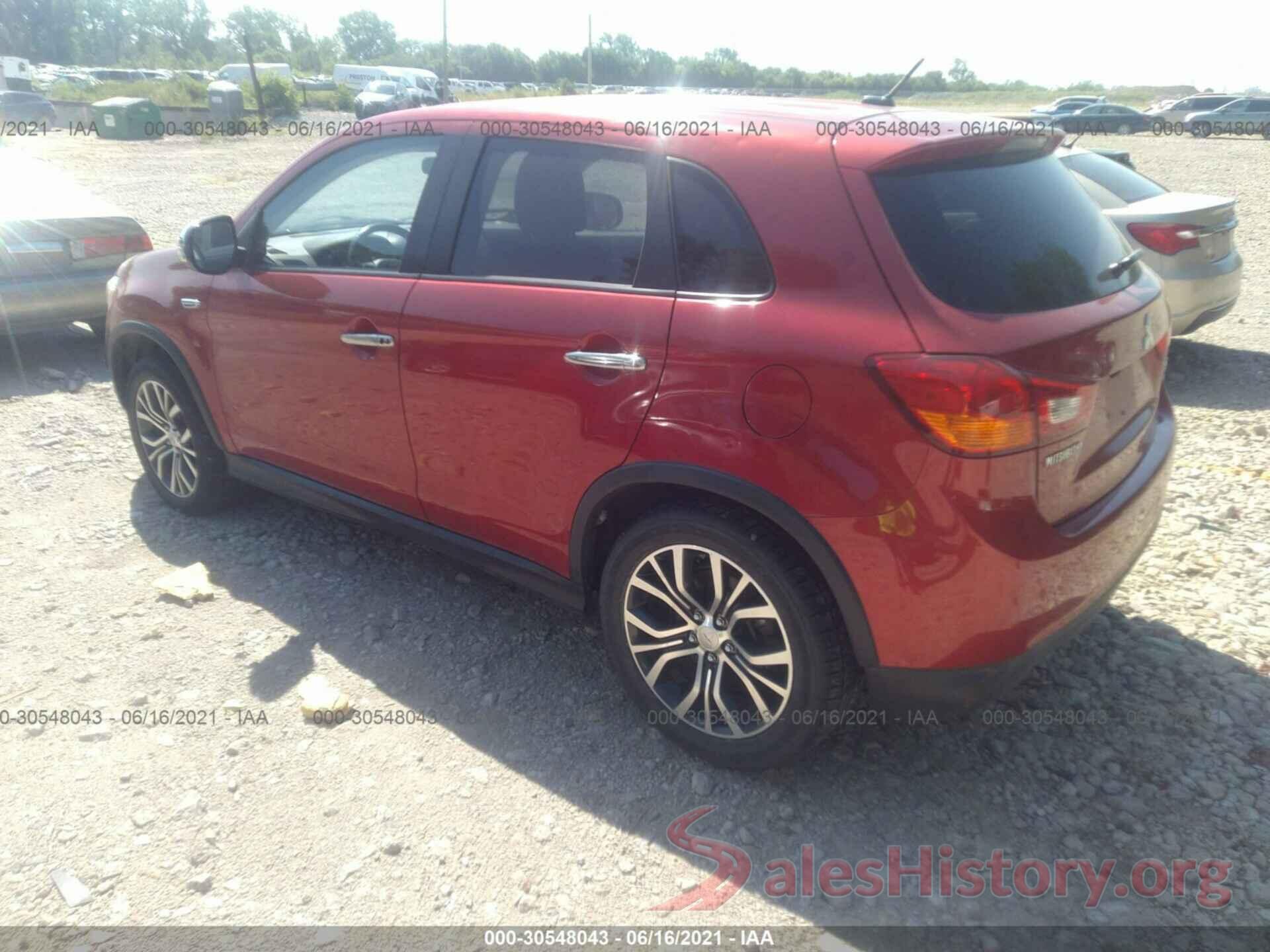 JA4AR3AWXGZ047485 2016 MITSUBISHI OUTLANDER SPORT