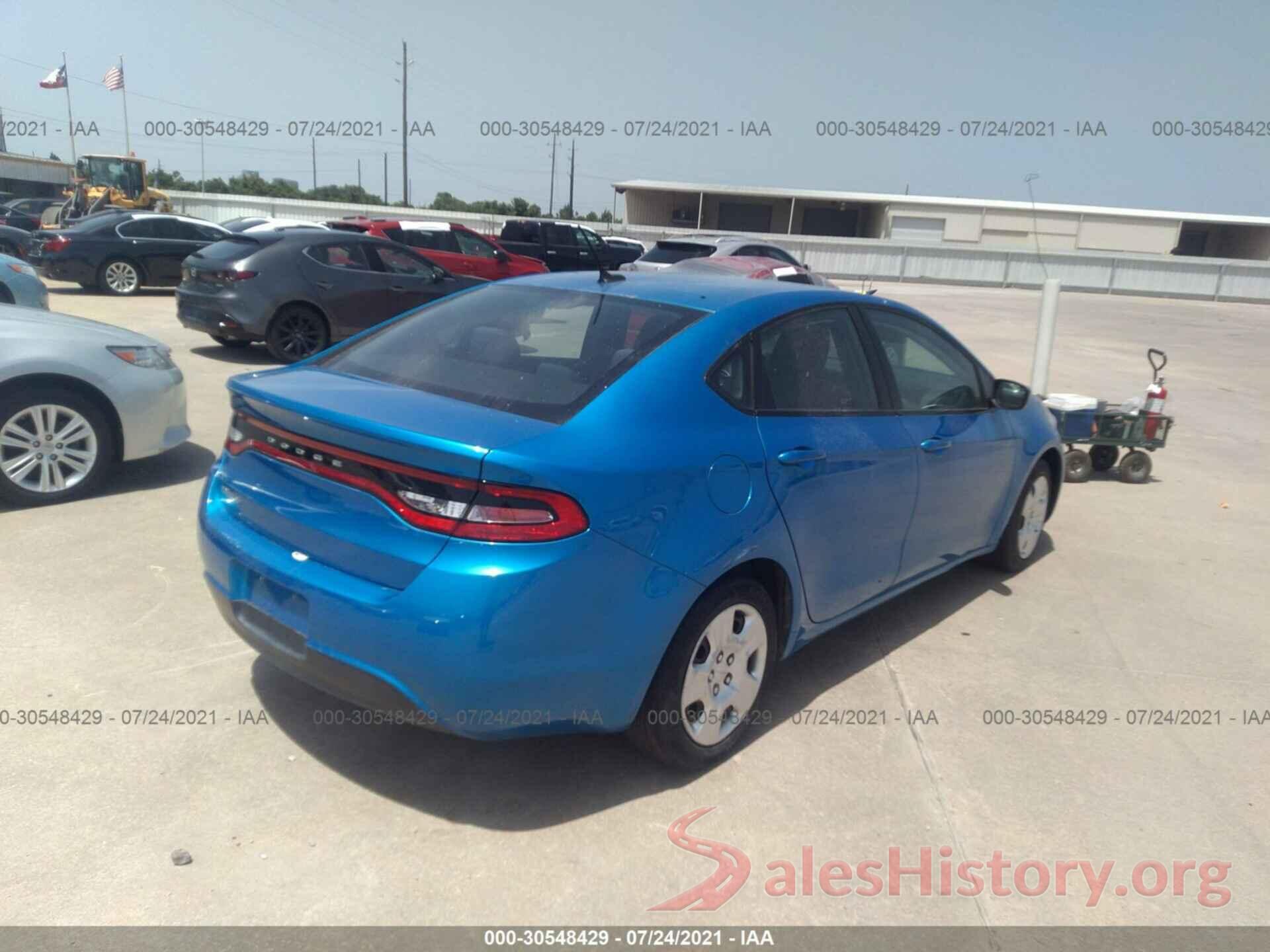 1C3CDFAA1GD624389 2016 DODGE DART