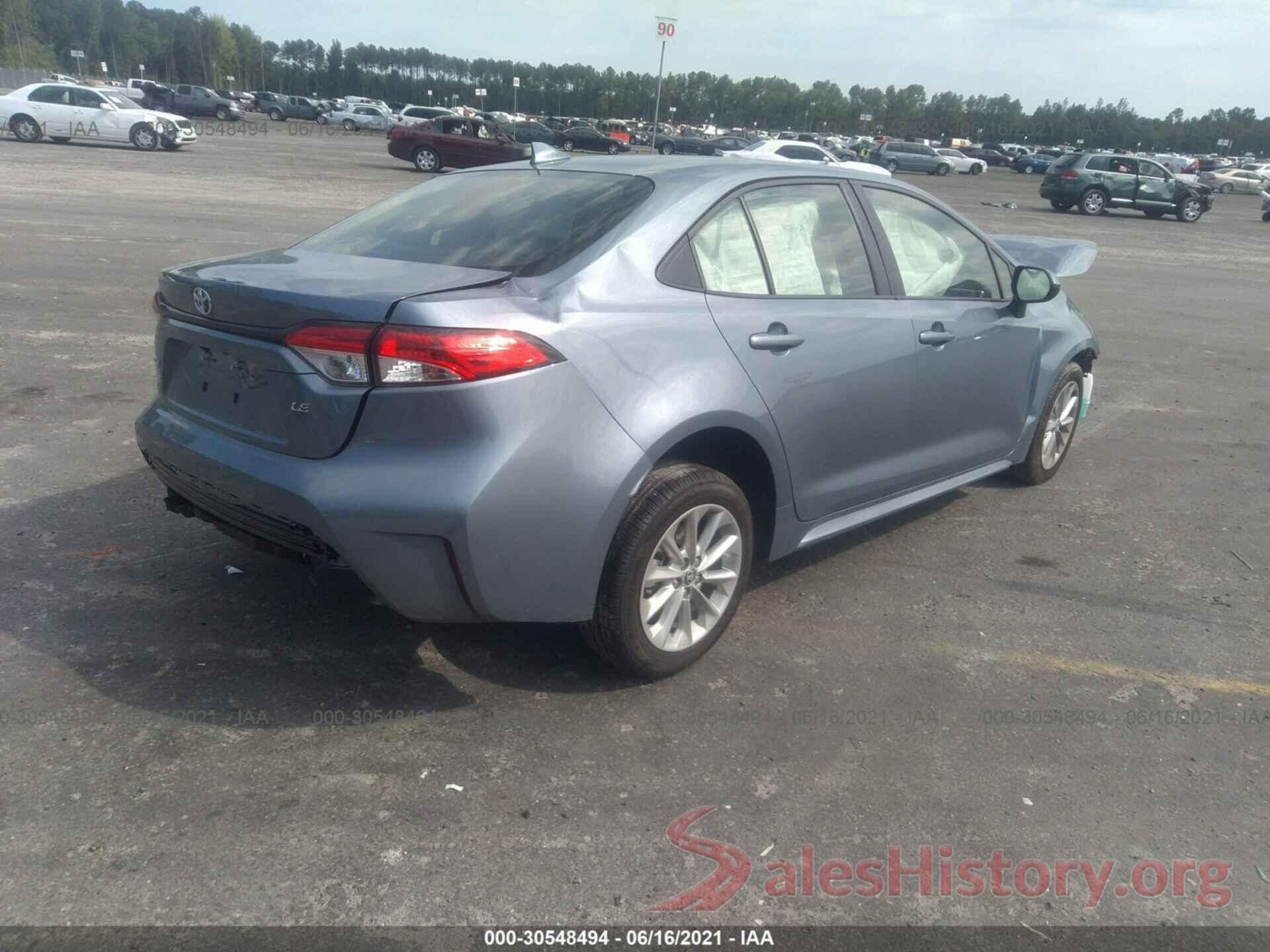 JTDVPMAE1MJ172010 2021 TOYOTA COROLLA