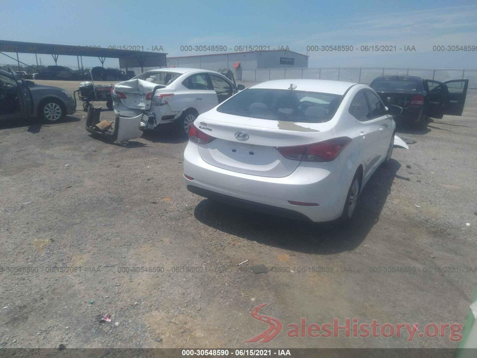 5NPDH4AE5GH758635 2016 HYUNDAI ELANTRA