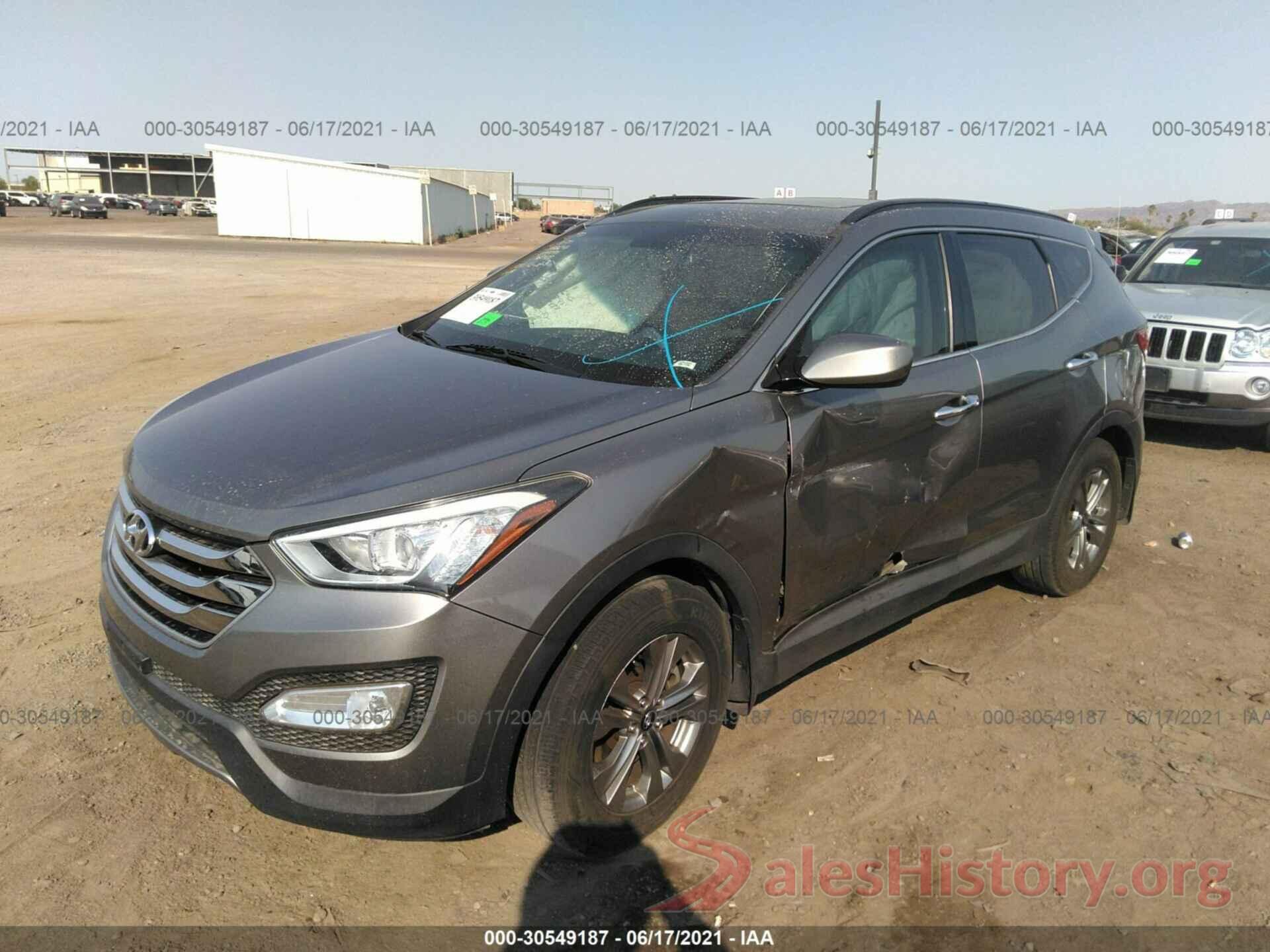 5XYZU3LB8GG355433 2016 HYUNDAI SANTA FE SPORT