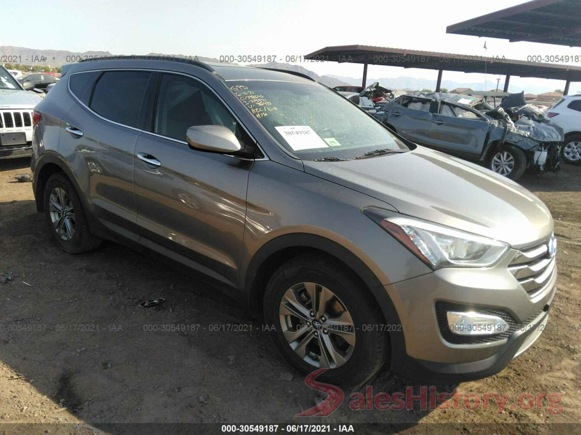 5XYZU3LB8GG355433 2016 HYUNDAI SANTA FE SPORT