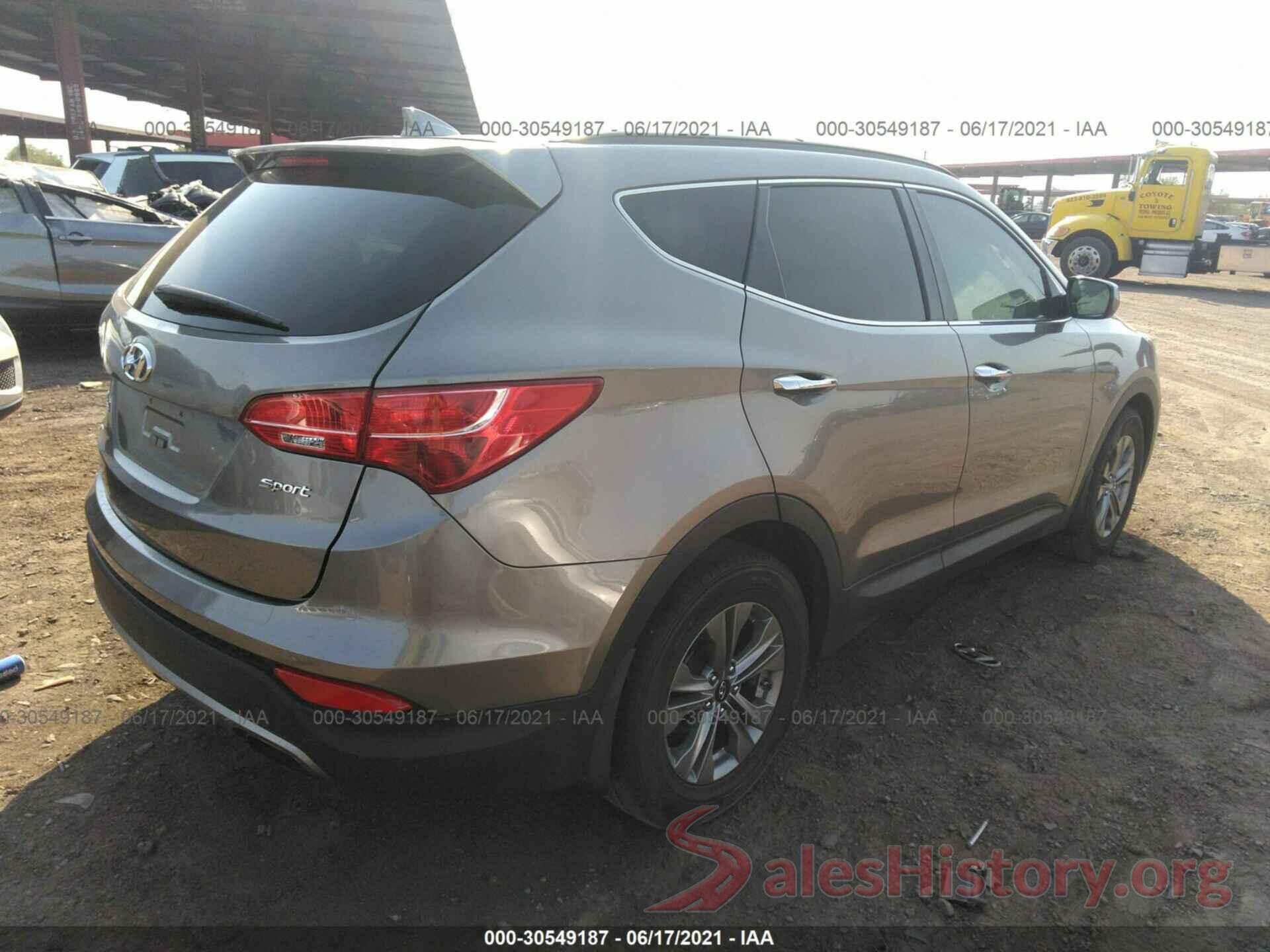 5XYZU3LB8GG355433 2016 HYUNDAI SANTA FE SPORT