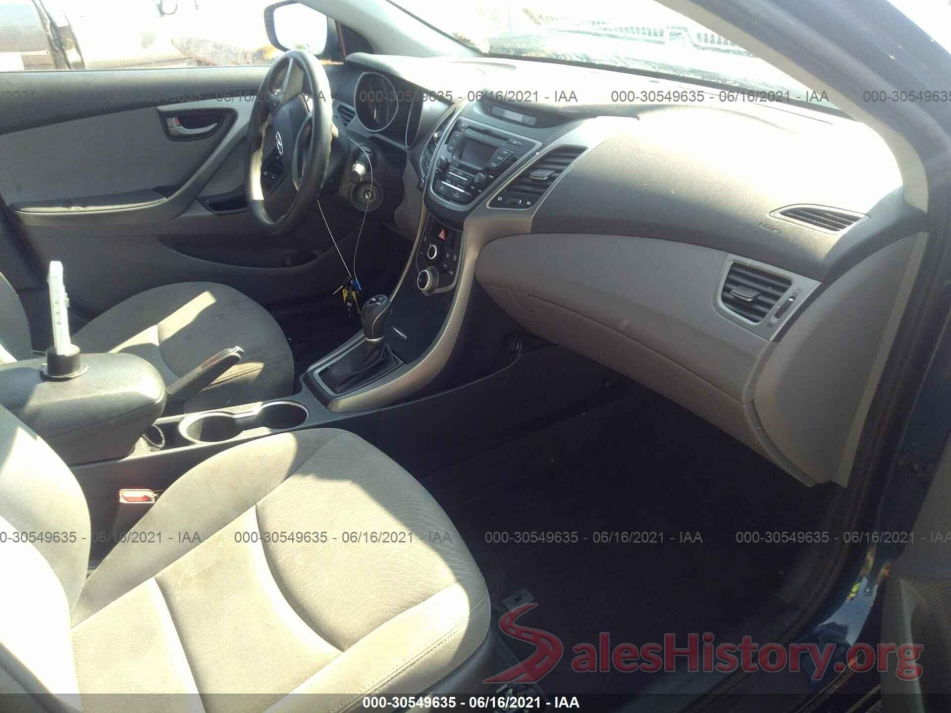 KMHDH4AE7GU584407 2016 HYUNDAI ELANTRA