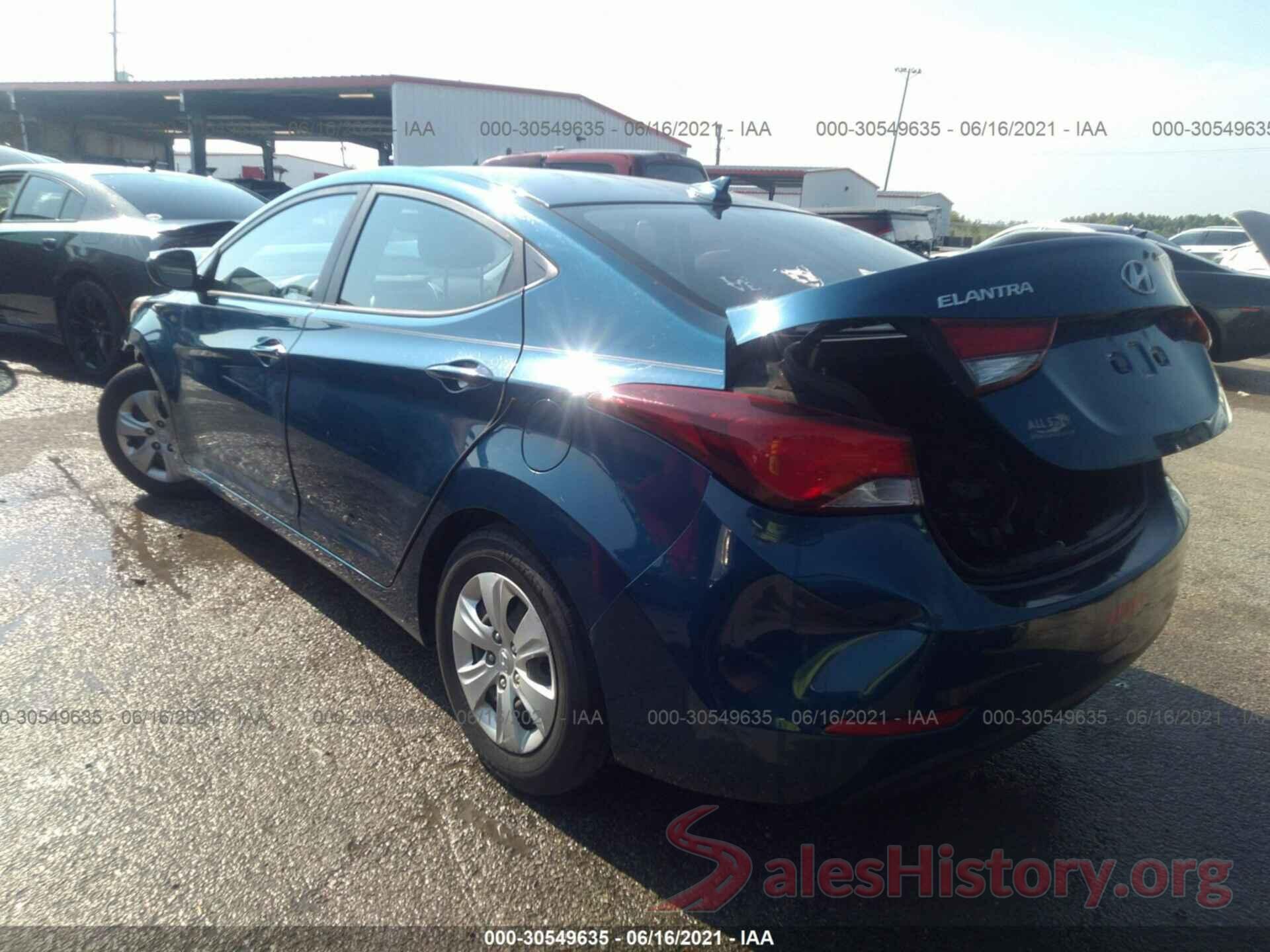 KMHDH4AE7GU584407 2016 HYUNDAI ELANTRA