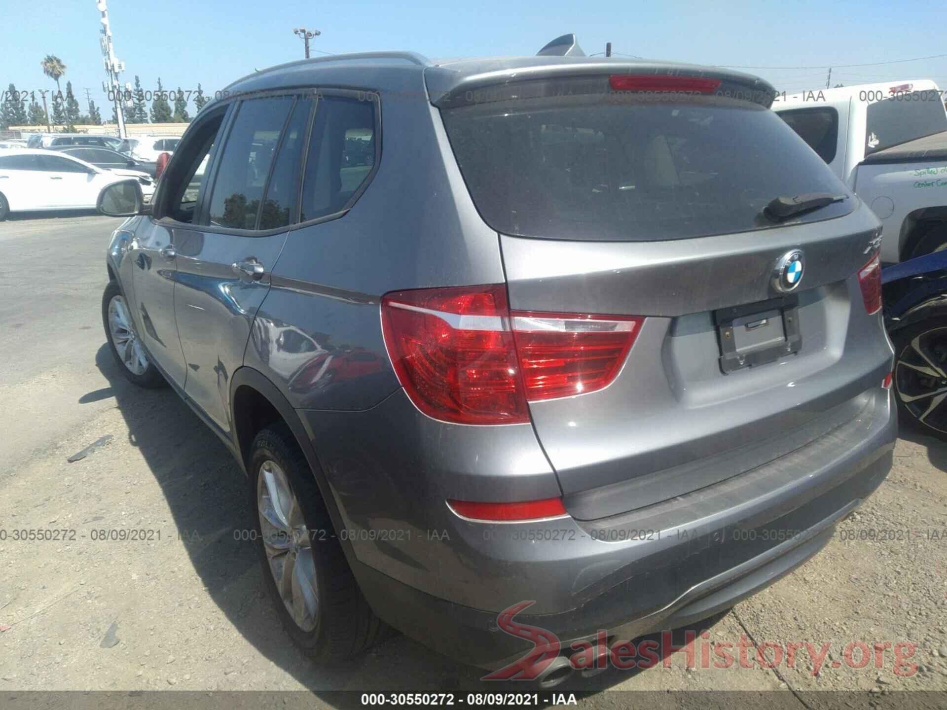 5UXWX9C55G0D78053 2016 BMW X3