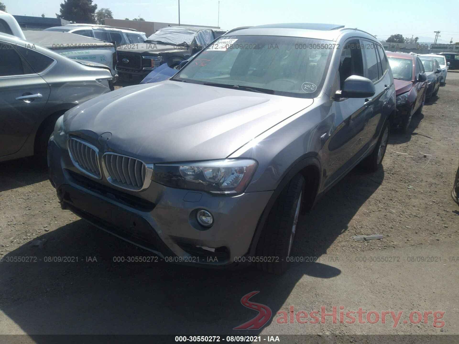 5UXWX9C55G0D78053 2016 BMW X3