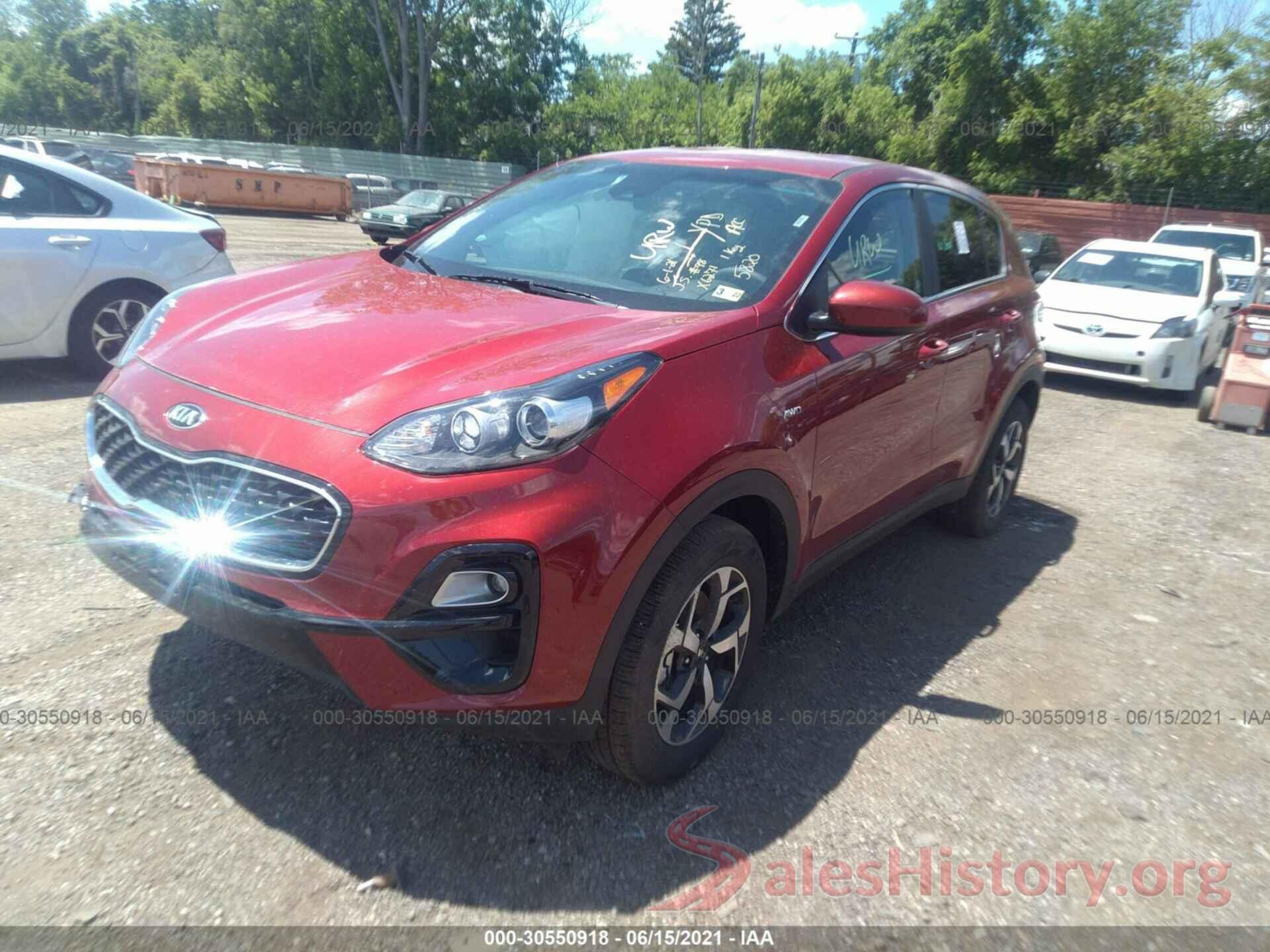 KNDPMCAC1M7925820 2021 KIA SPORTAGE