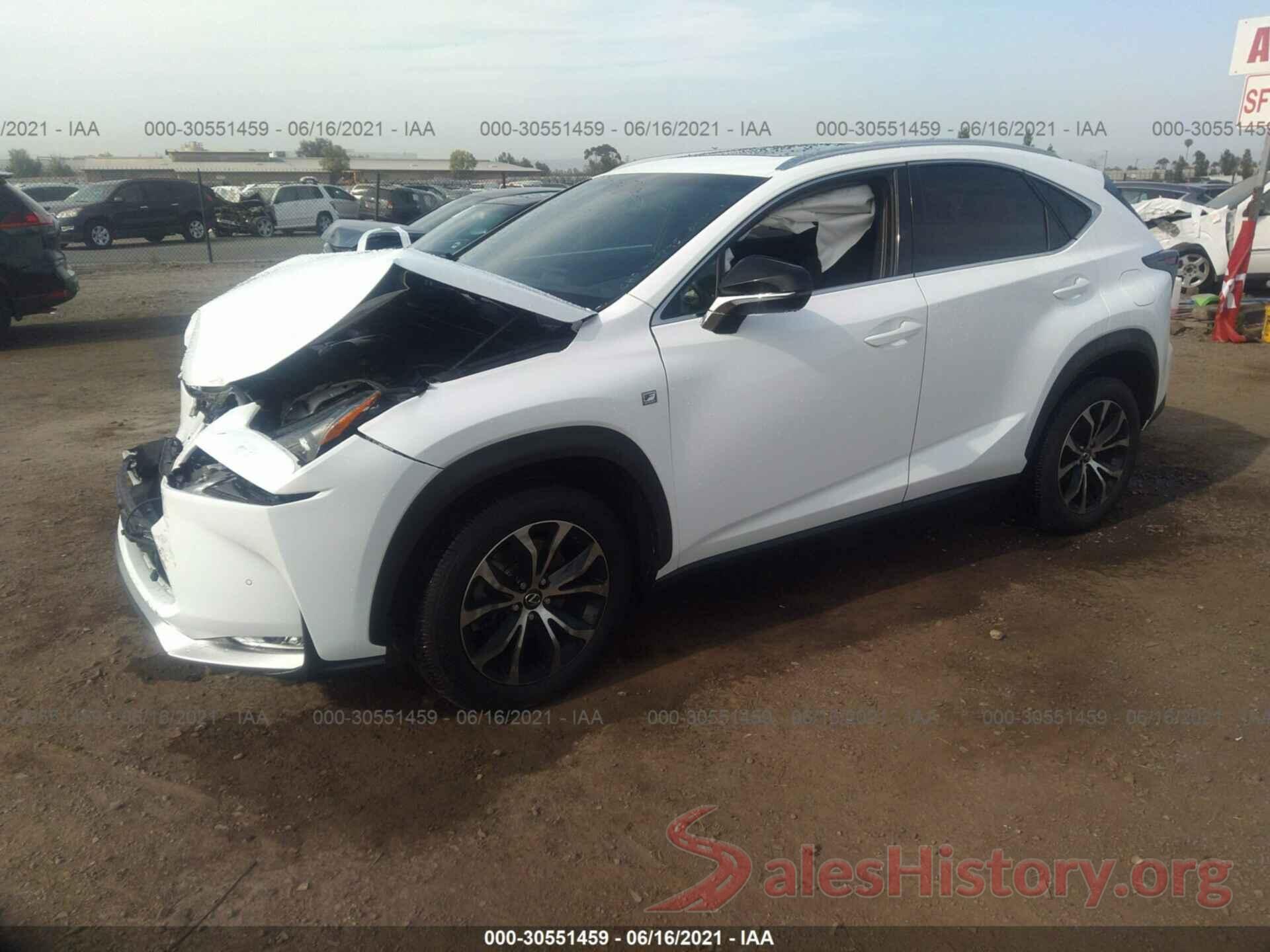 JTJYARBZ4H2072901 2017 LEXUS NX