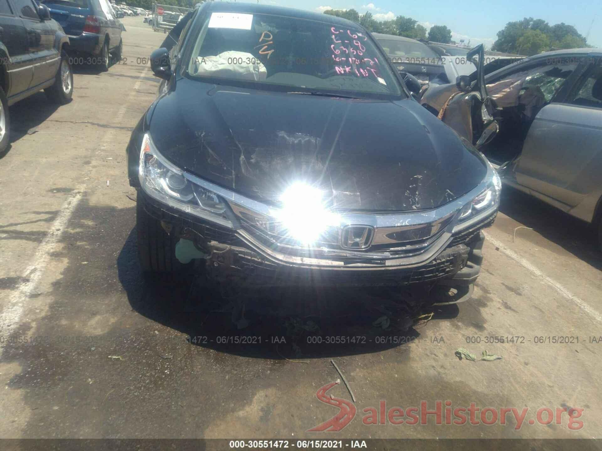 1HGCR2F88GA096350 2016 HONDA ACCORD SEDAN