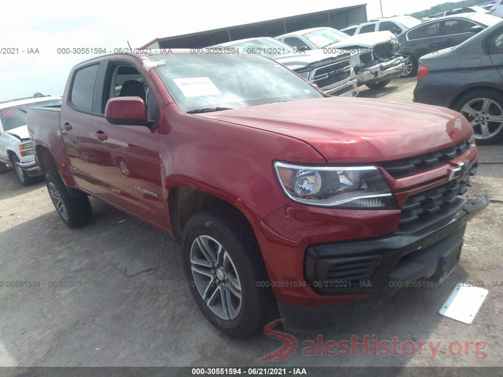 1GCGSBEN3M1200234 2021 CHEVROLET COLORADO