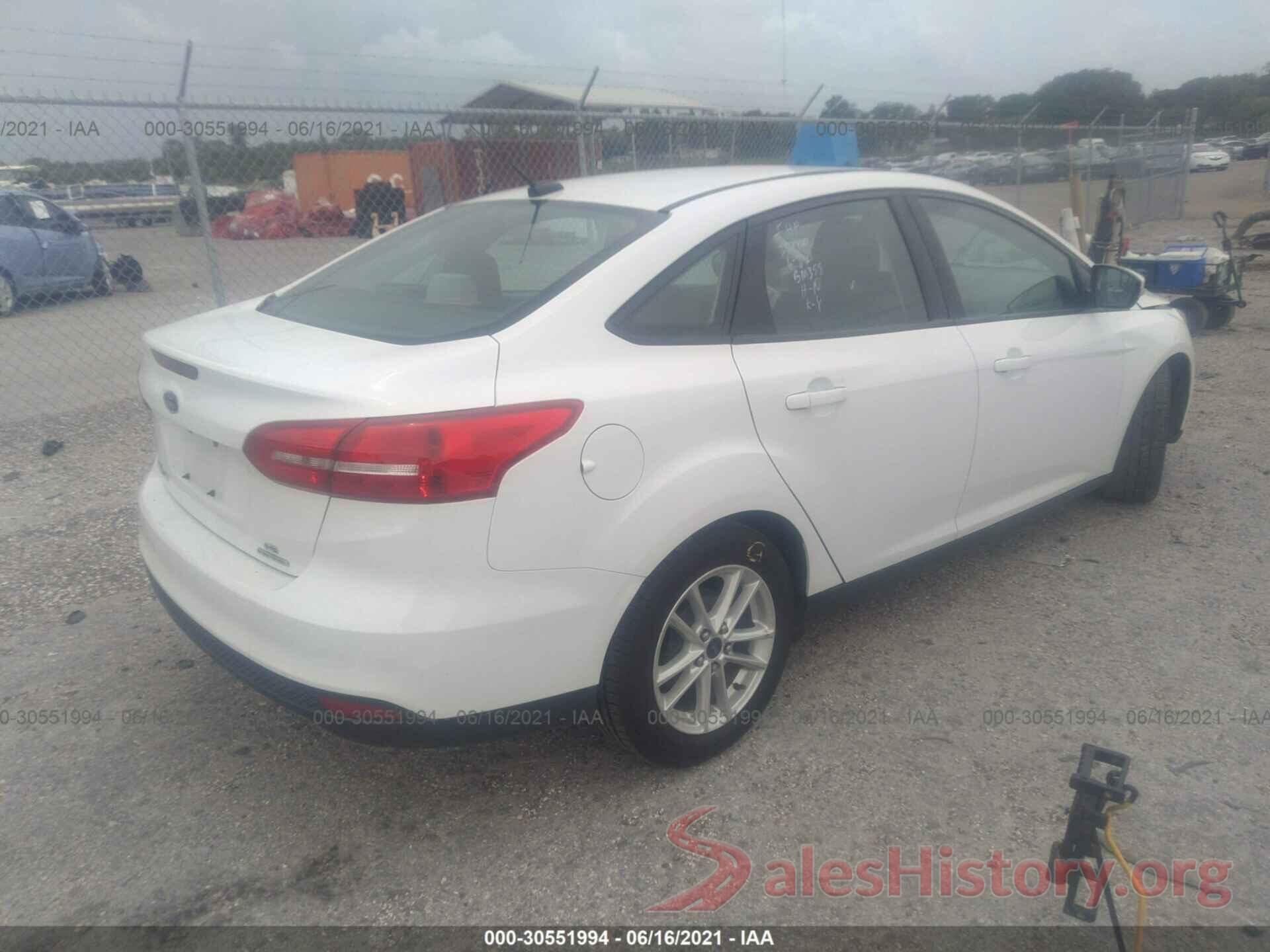 1FADP3F25GL269214 2016 FORD FOCUS