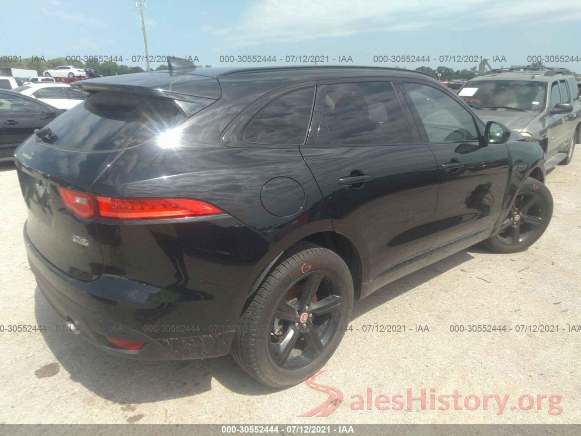 SADCP2FXXLA617708 2020 JAGUAR F-PACE